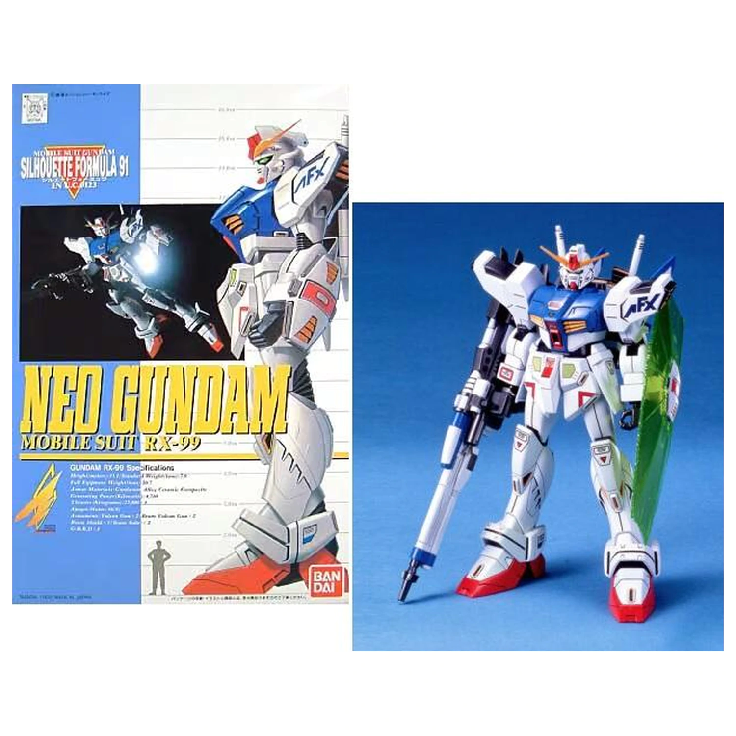 Kit model Gundam 1/100 RX-99 Neo Gundam poza produsului