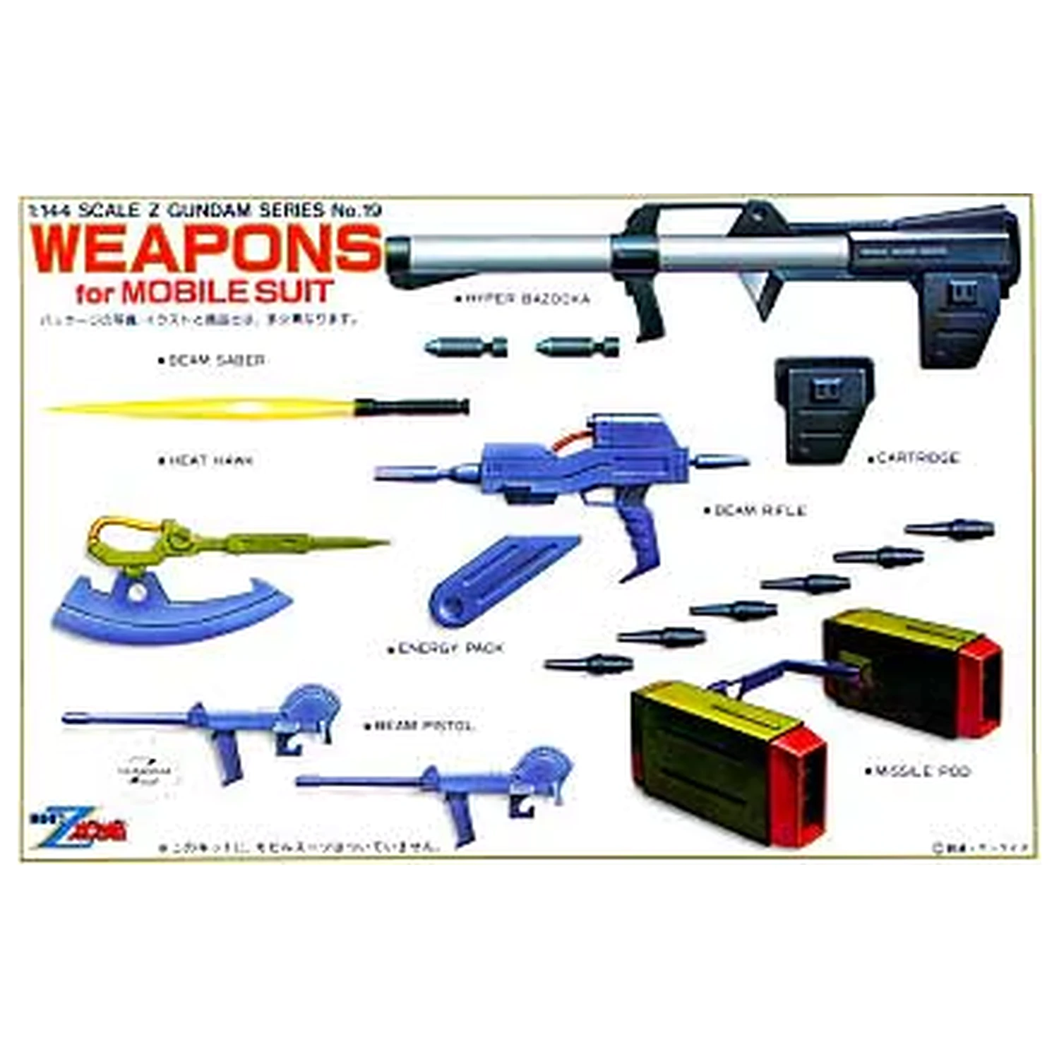 Set de modele Gundam 1/144 Buki Set Model Kit poza produsului