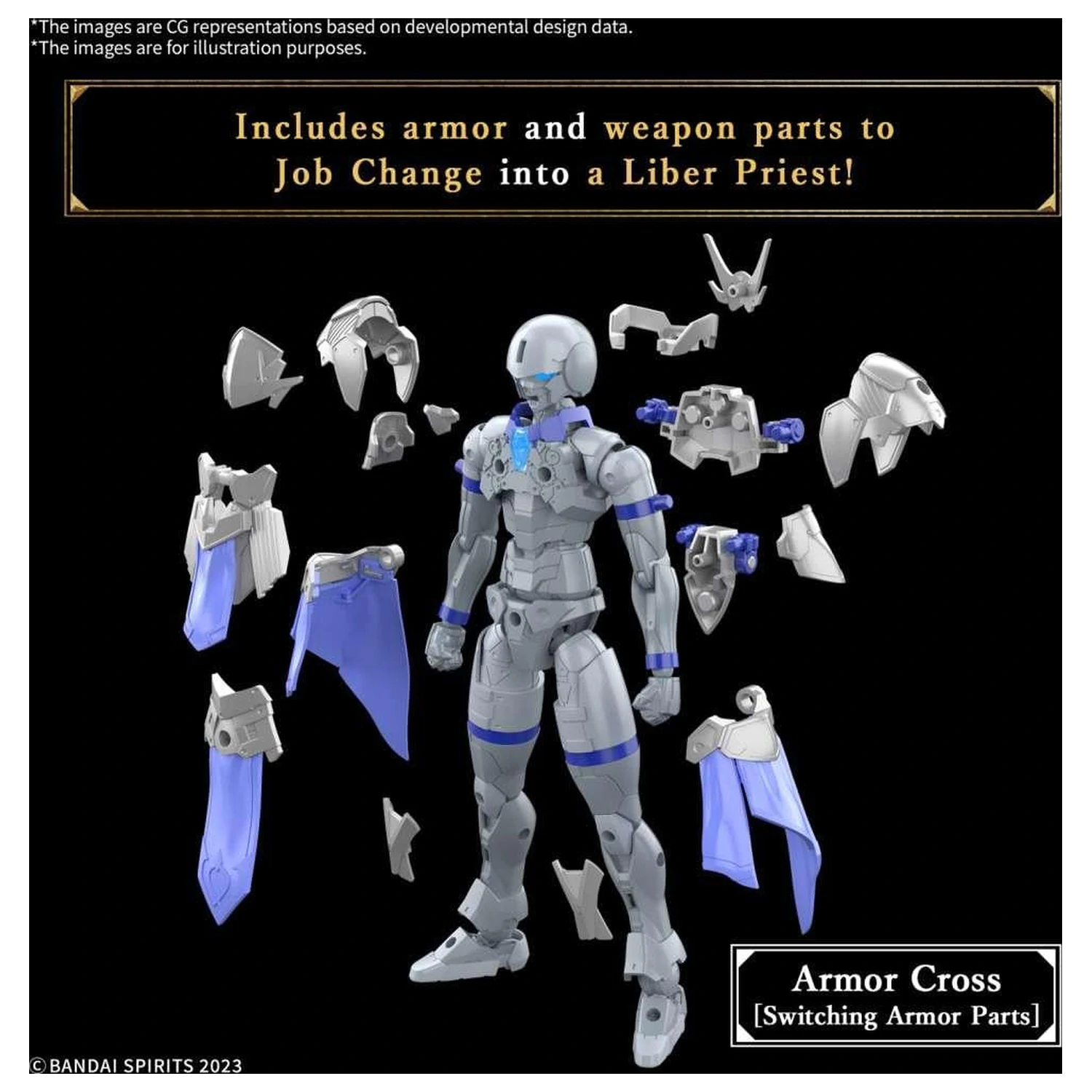 Gundam 30MF Liber Bishop Set de Model poza produsului