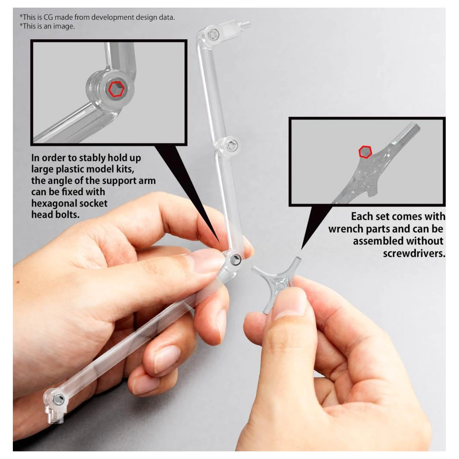 Gundam Action Base 8 (Clear Color) Kit Model poza produsului