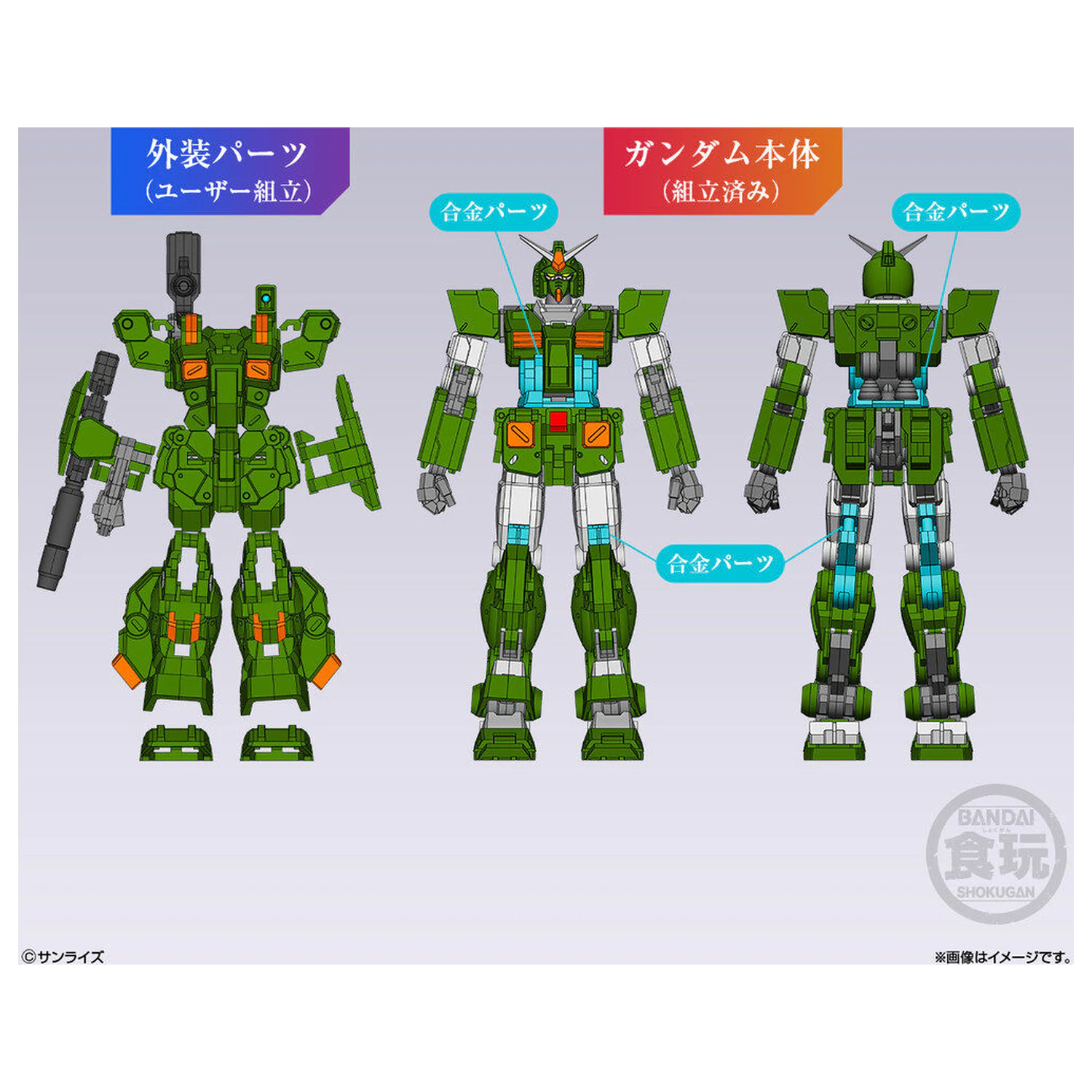 Gundam Artifact PRO Full Armor Gundam figura 10cm poza produsului
