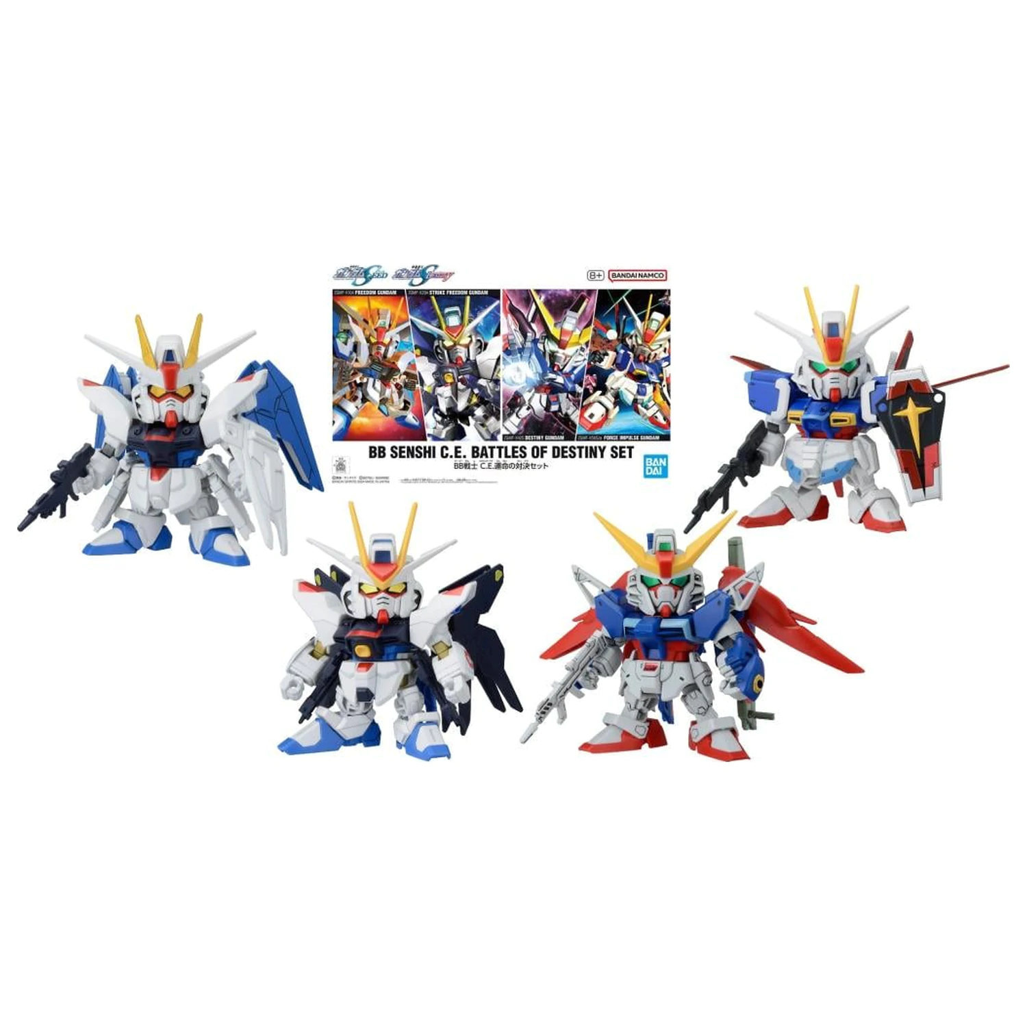 GUNDAM BB Senshi CE Battle of Destiny Set Kit model poza produsului