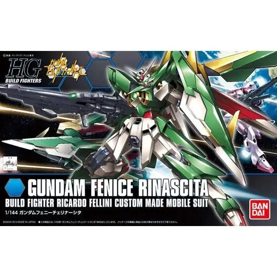 Gundam Build Fighters Gundam Fenice Rinascita figurina poza produsului