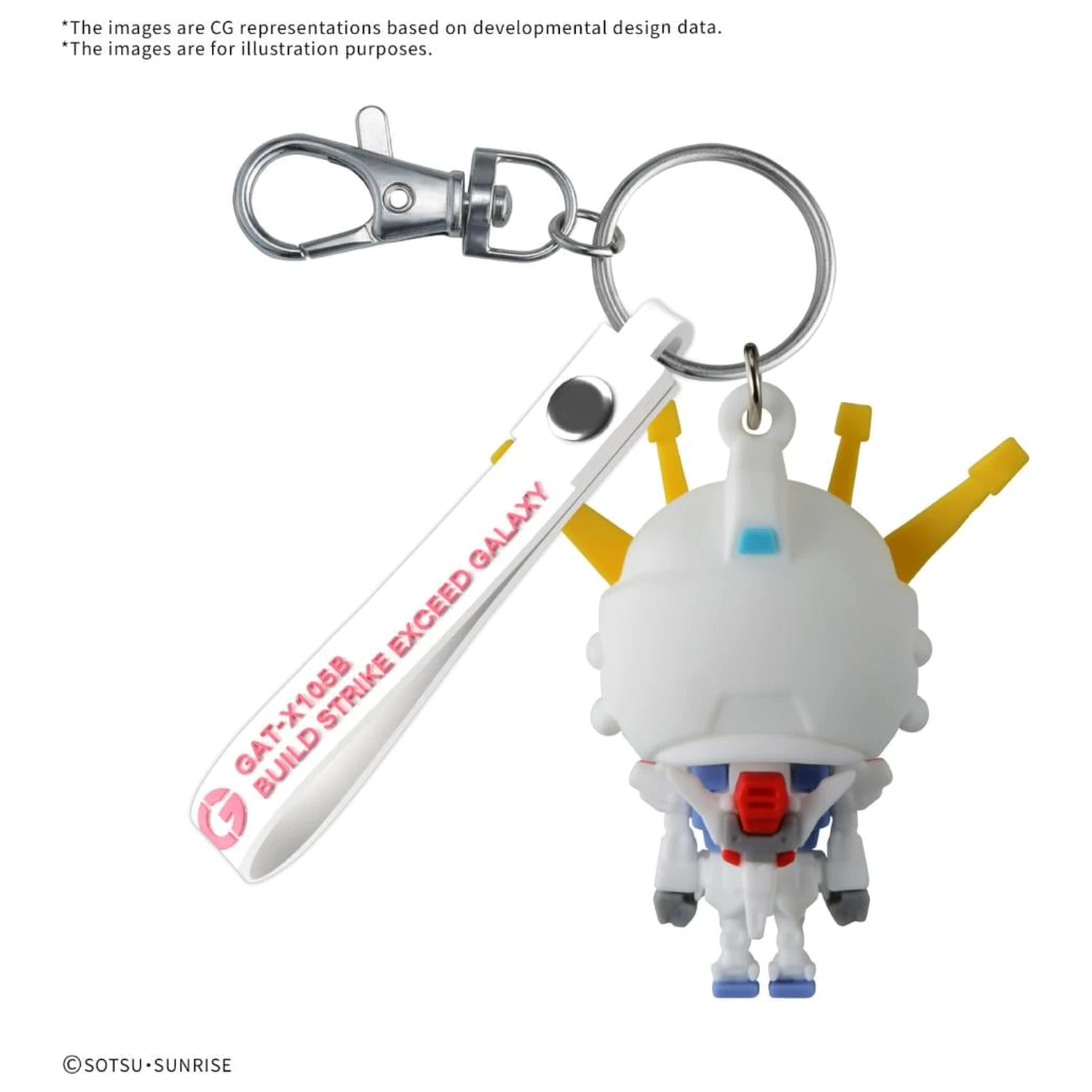 Gundam Build Stpla-kun 3D Breloc Mascota din Cauciuc poza produsului
