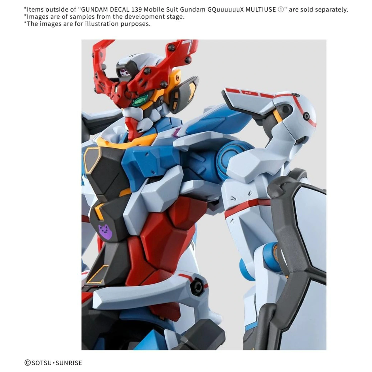 GUNDAM Decal 139 Gundam Gquuuuuux 1 Set model poza produsului