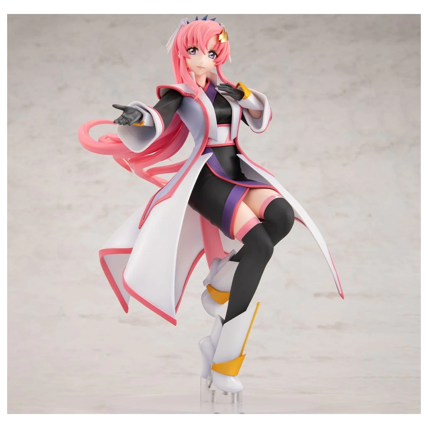 Figurina PVC Seria Gundam GGG (Gundam Girls Generation) Mobile Suit Gundam SEED FREEDOM Lacus Clyne Battle Surcoat Ver. 22 cm poza produsului