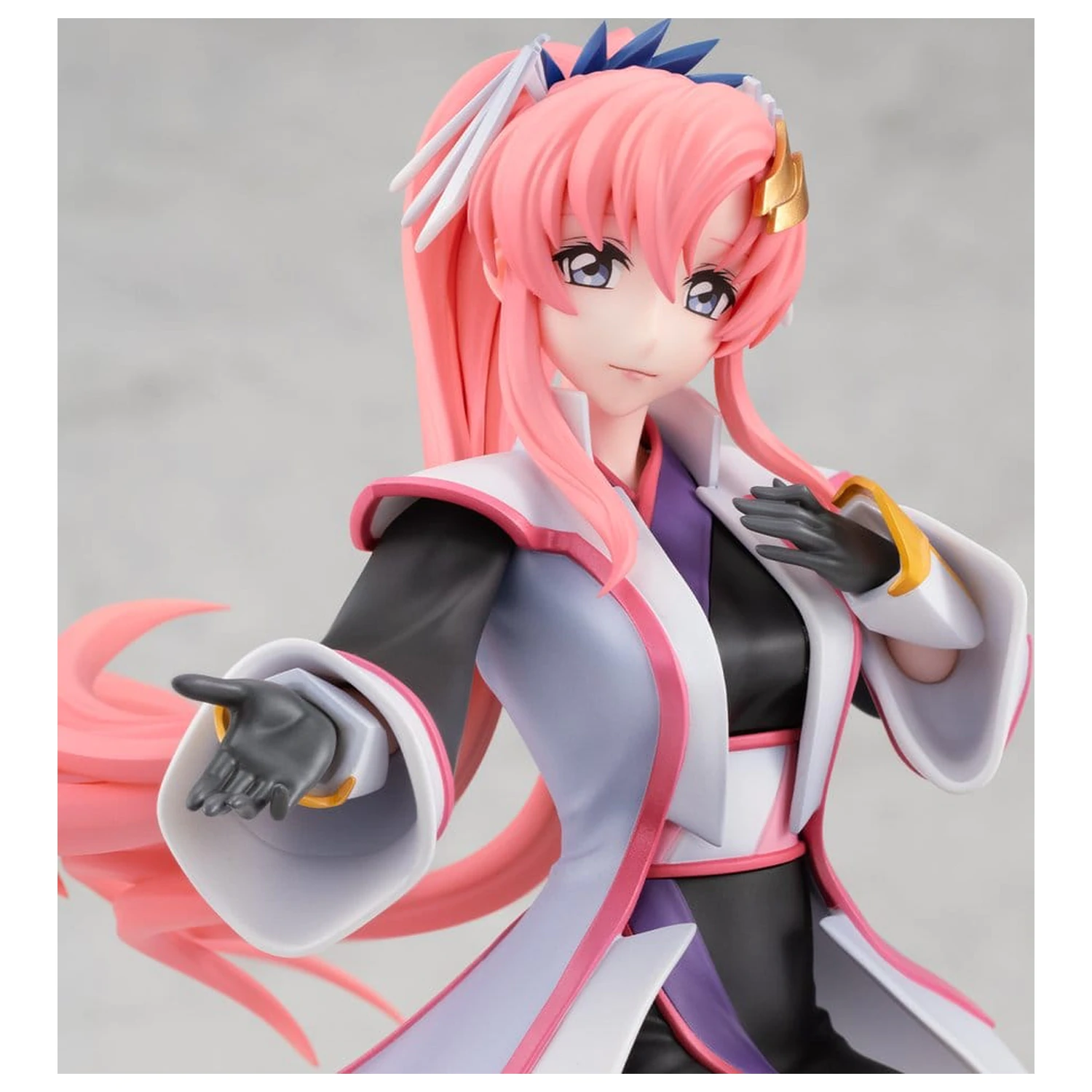Figurina PVC Seria Gundam GGG (Gundam Girls Generation) Mobile Suit Gundam SEED FREEDOM Lacus Clyne Battle Surcoat Ver. 22 cm poza produsului