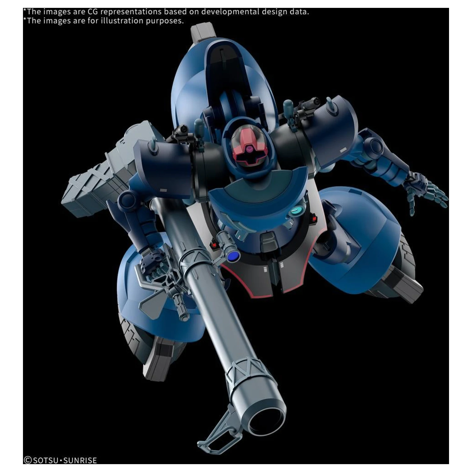 GUNDAM HG 1/144 Challia’s Rick Dom (GQ) trusa de model poza produsului