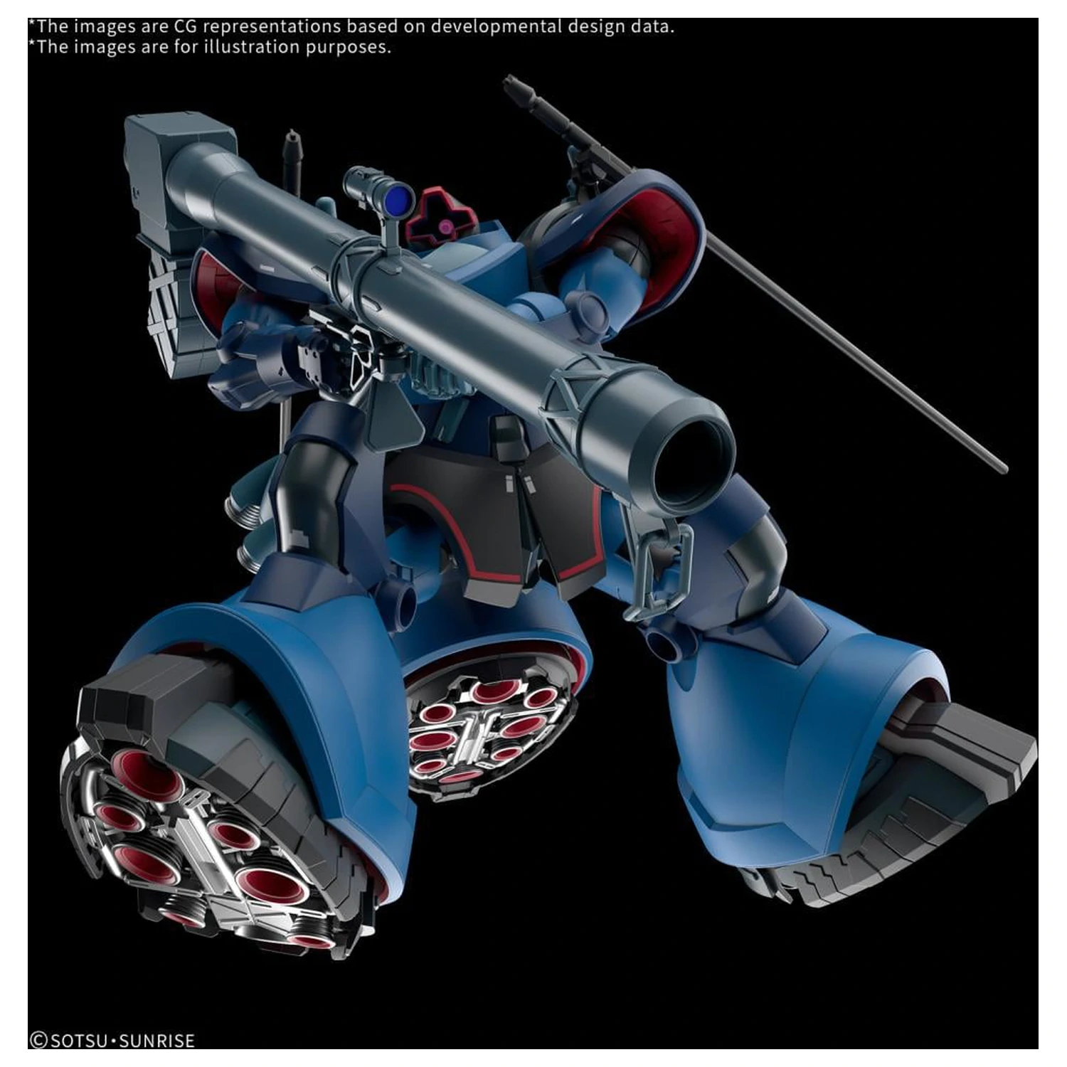 GUNDAM HG 1/144 Challia’s Rick Dom (GQ) trusa de model poza produsului