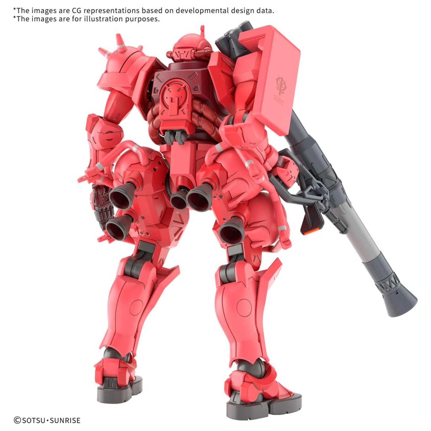 GUNDAM HG 1/144 Char's Zaku (GQ) Kit model poza produsului