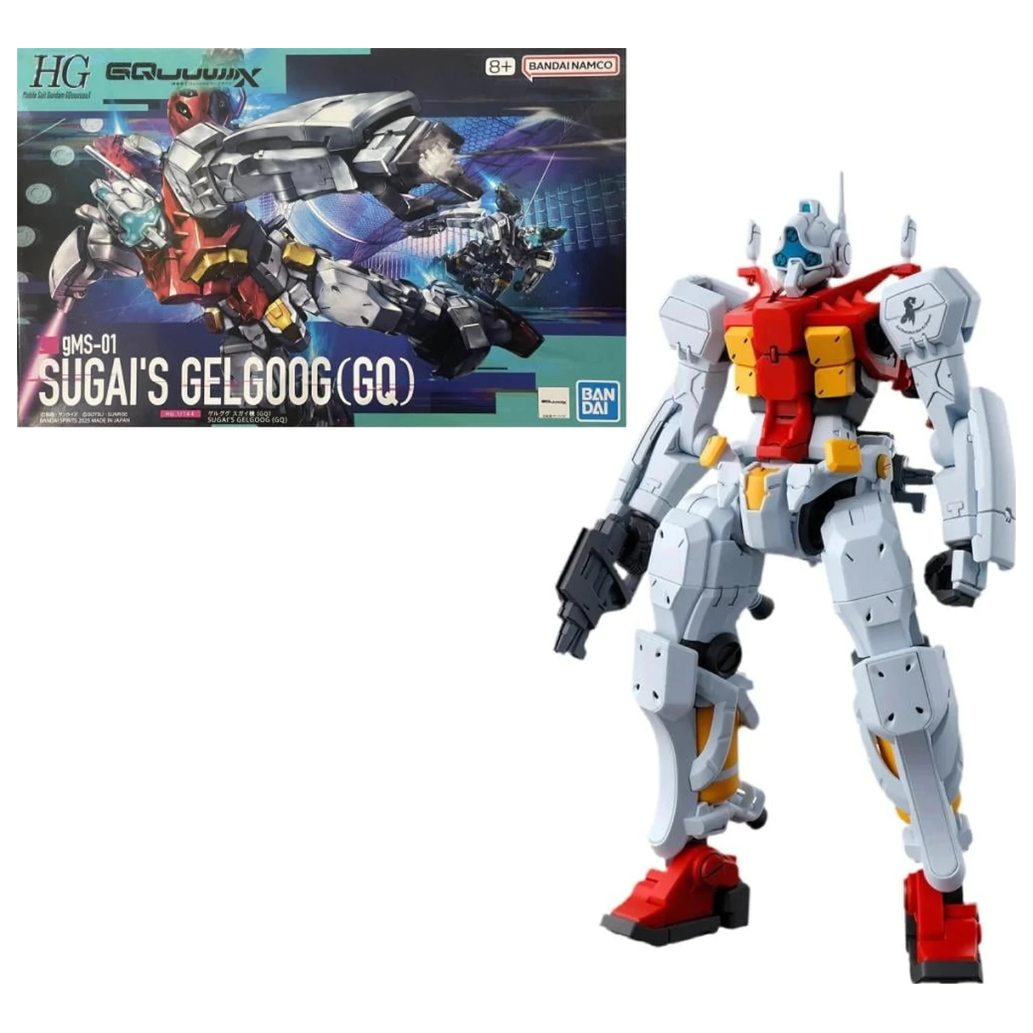GUNDAM HG 1/144 GQuuuuuuX Sugai's Gelgoog (GQ) set de model poza produsului