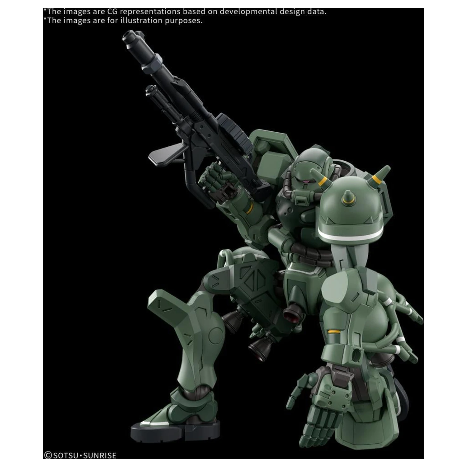 GUNDAM HG Kit de model 1/144 Zaku (GQ) poza produsului