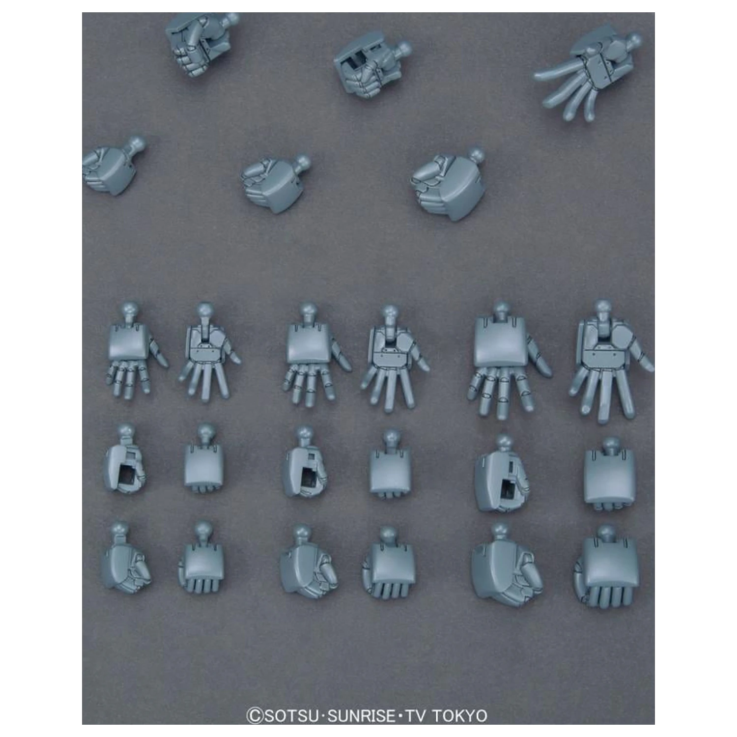 Gundam HGBC 1/144 Jigen Build Knuckles (Round) set de model poza produsului