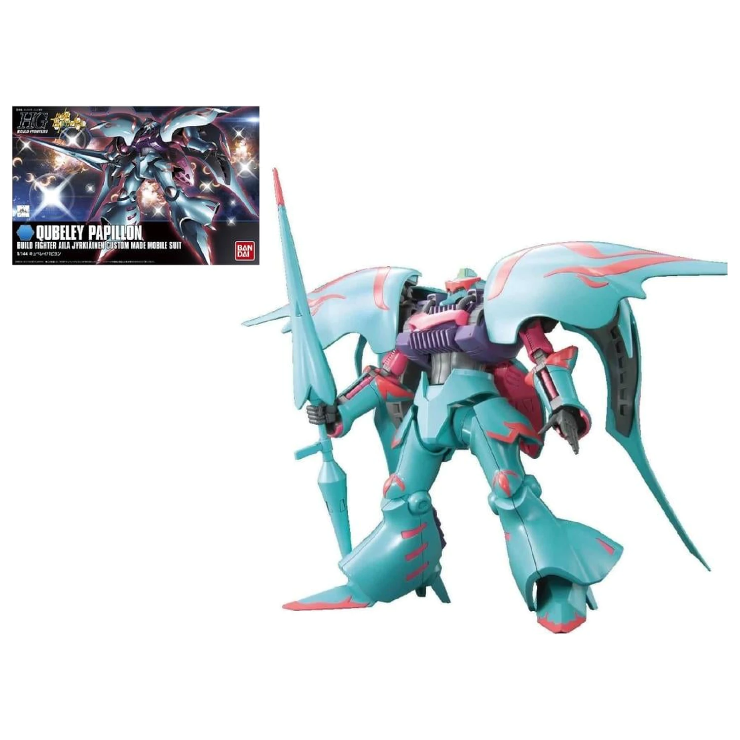 GUNDAM HGBF 1/144 Qubeley Papillon Kit Model poza produsului
