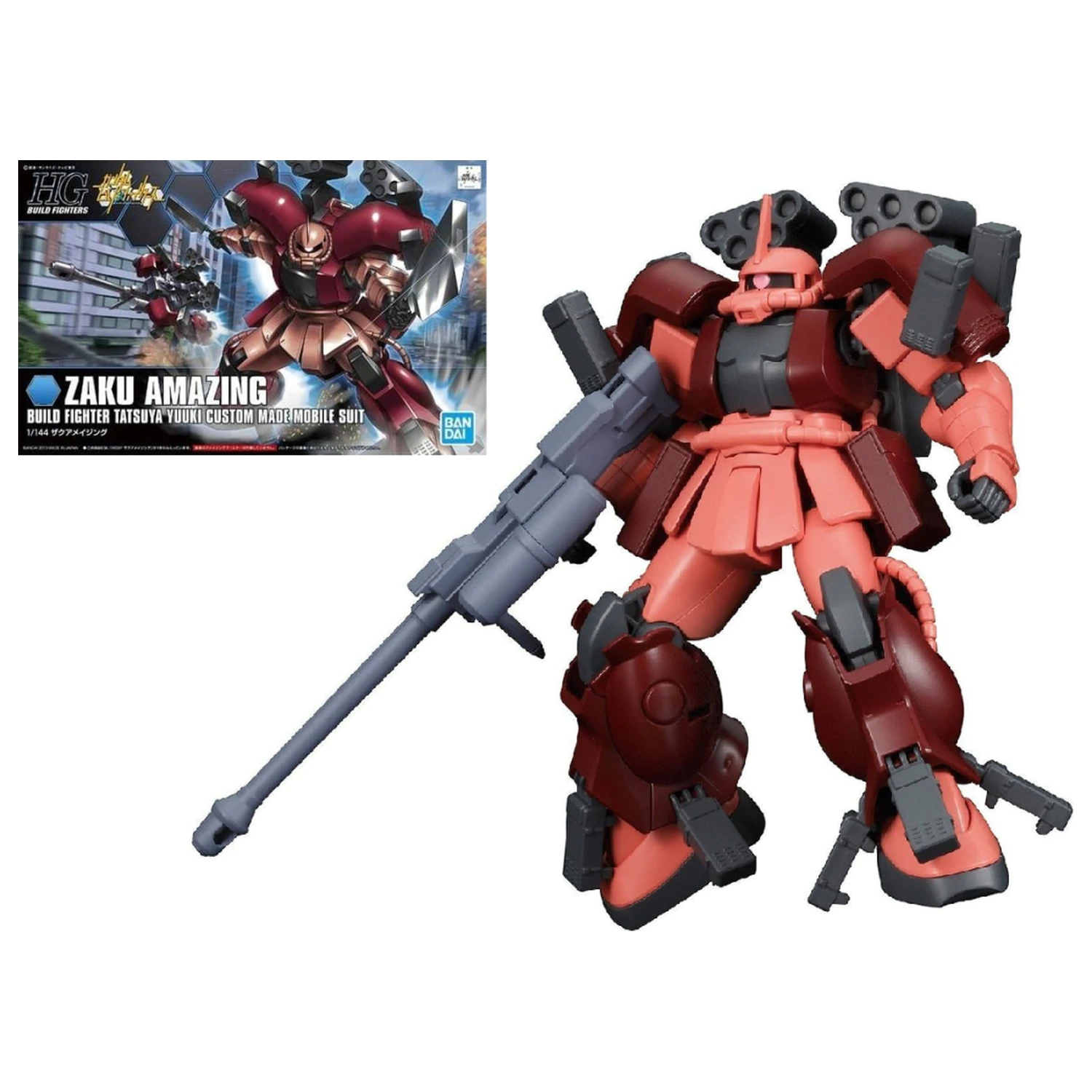 GUNDAM HGBF 1/144 Zaku Amazing Kit de model poza produsului