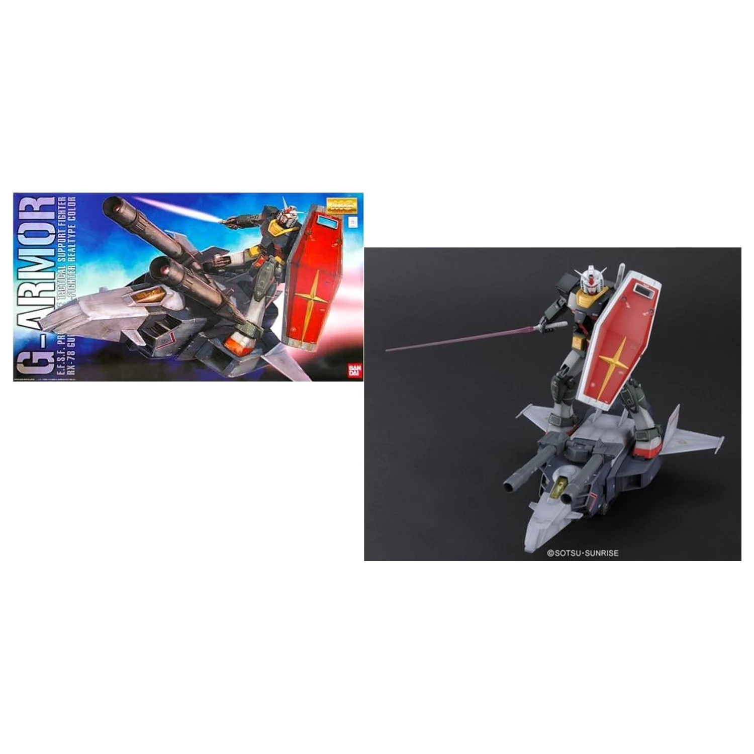 Gundam MG 1/100 G Armor Real Type Color ver. Kit model poza produsului