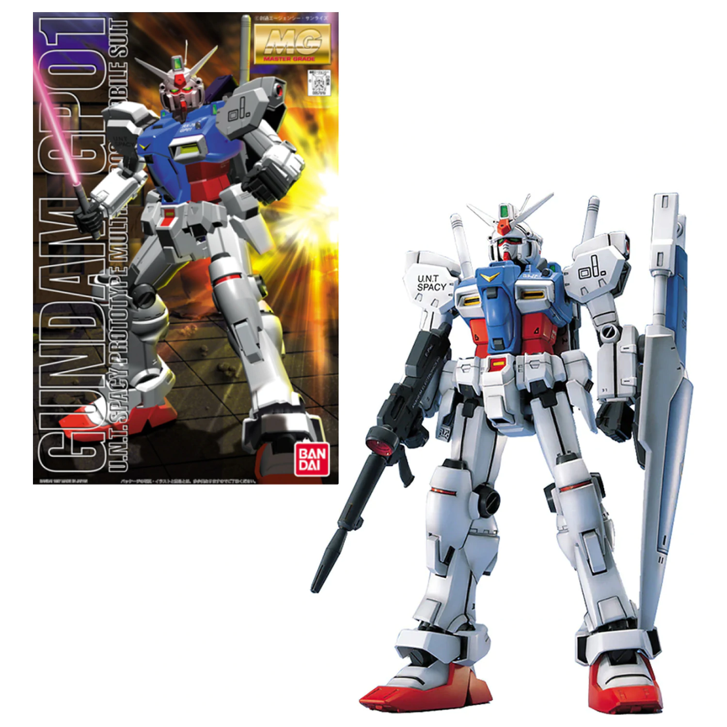 Gundam MG 1/100 Gundam GP01 Kit de model poza produsului