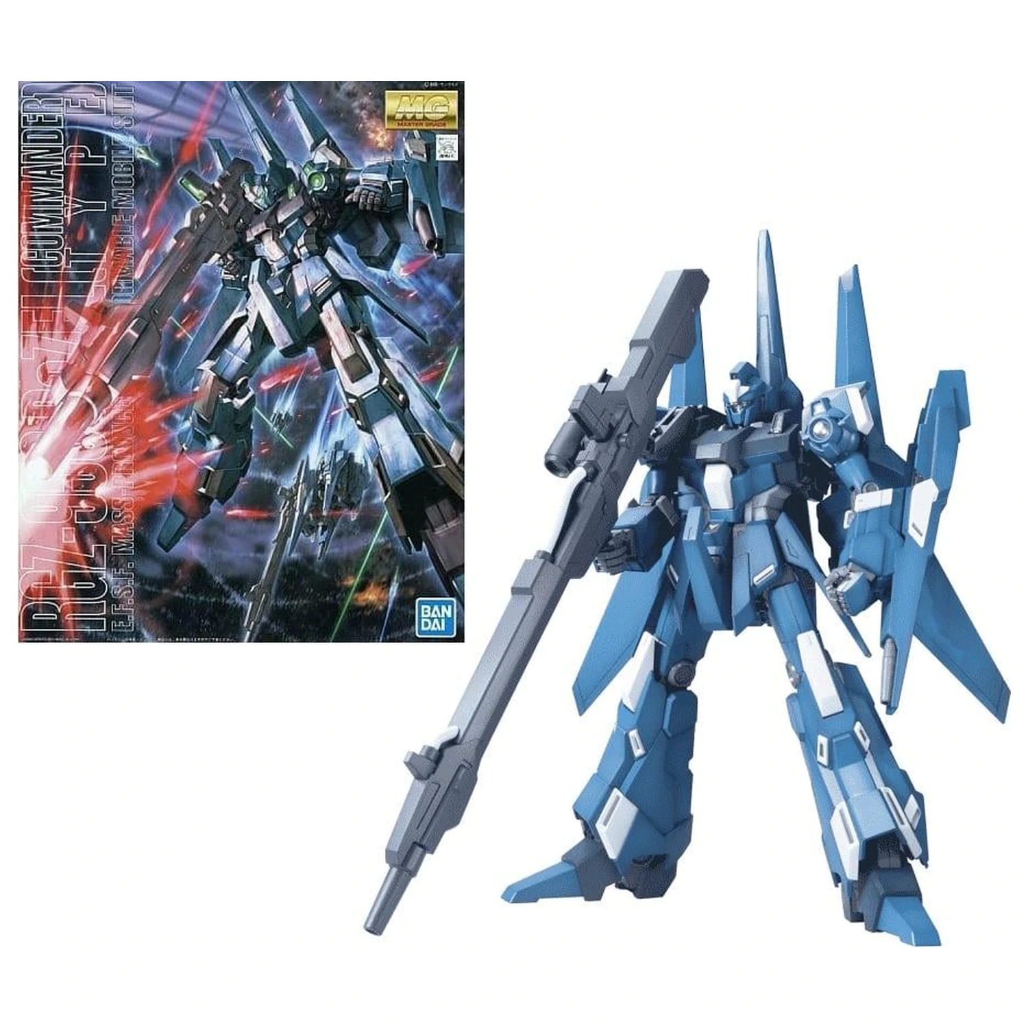 Gundam MG 1/100 Re-Zel Commander Type set de model poza produsului