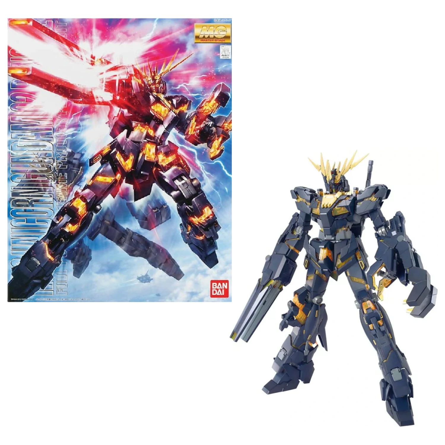 Gundam Model Kit Master Grade Unicorn Gundam 02 Banshee 18 cm poza produsului