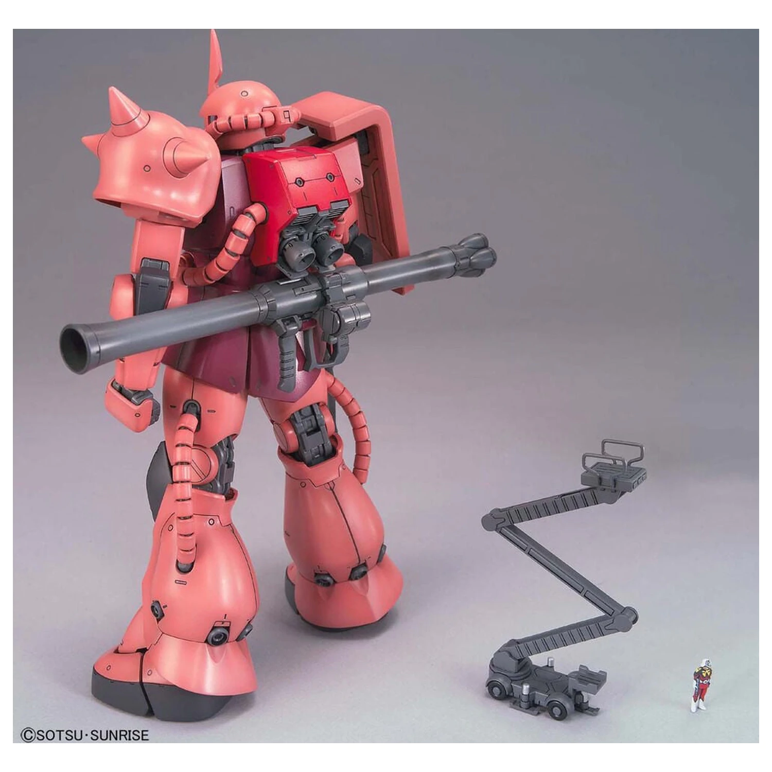 Gundam MS-06S Zaku II Char Aznable Custom Ver. 2.0 Mobile Suit Kit model MG 1/100 poza produsului
