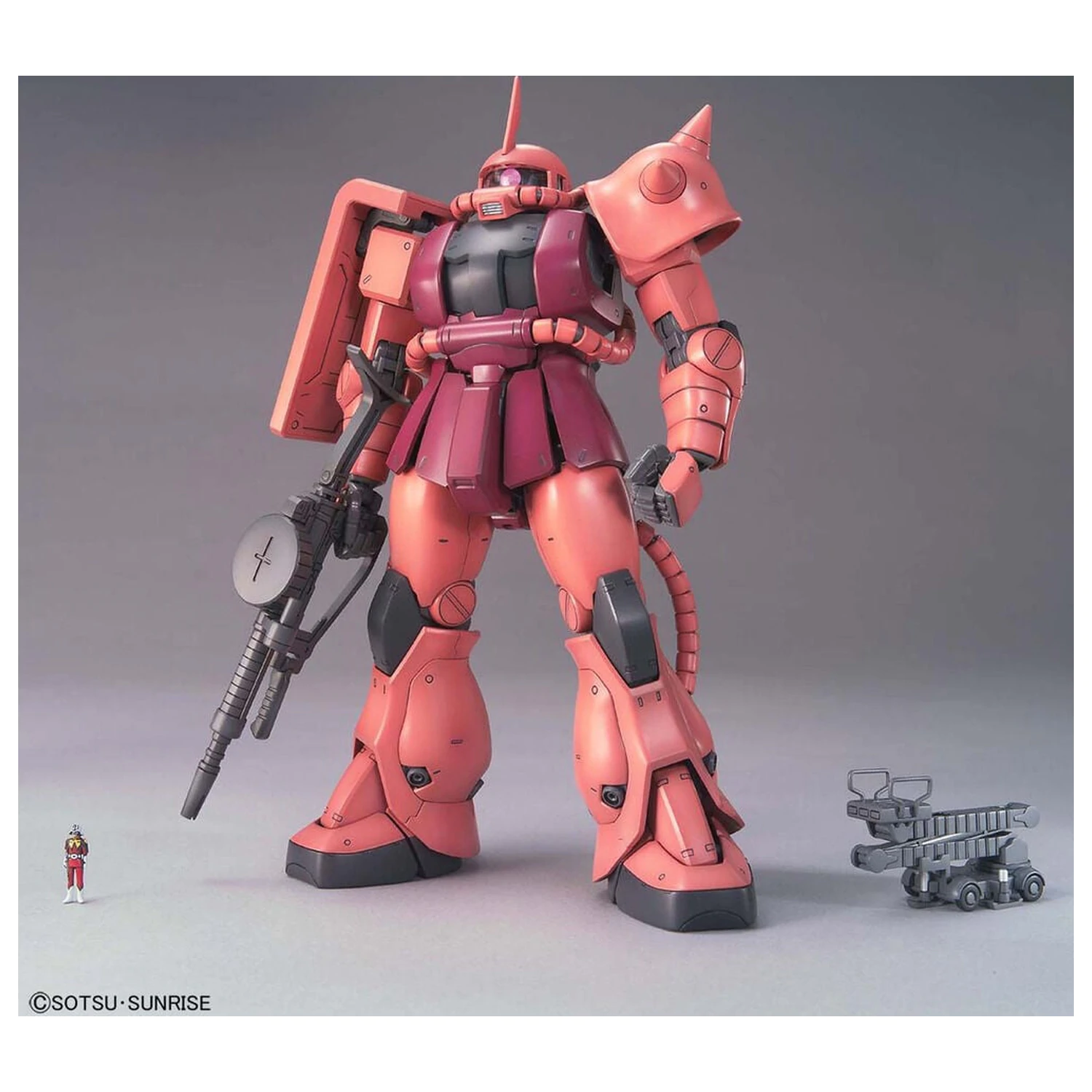 Gundam MS-06S Zaku II Char Aznable Custom Ver. 2.0 Mobile Suit Kit model MG 1/100 poza produsului