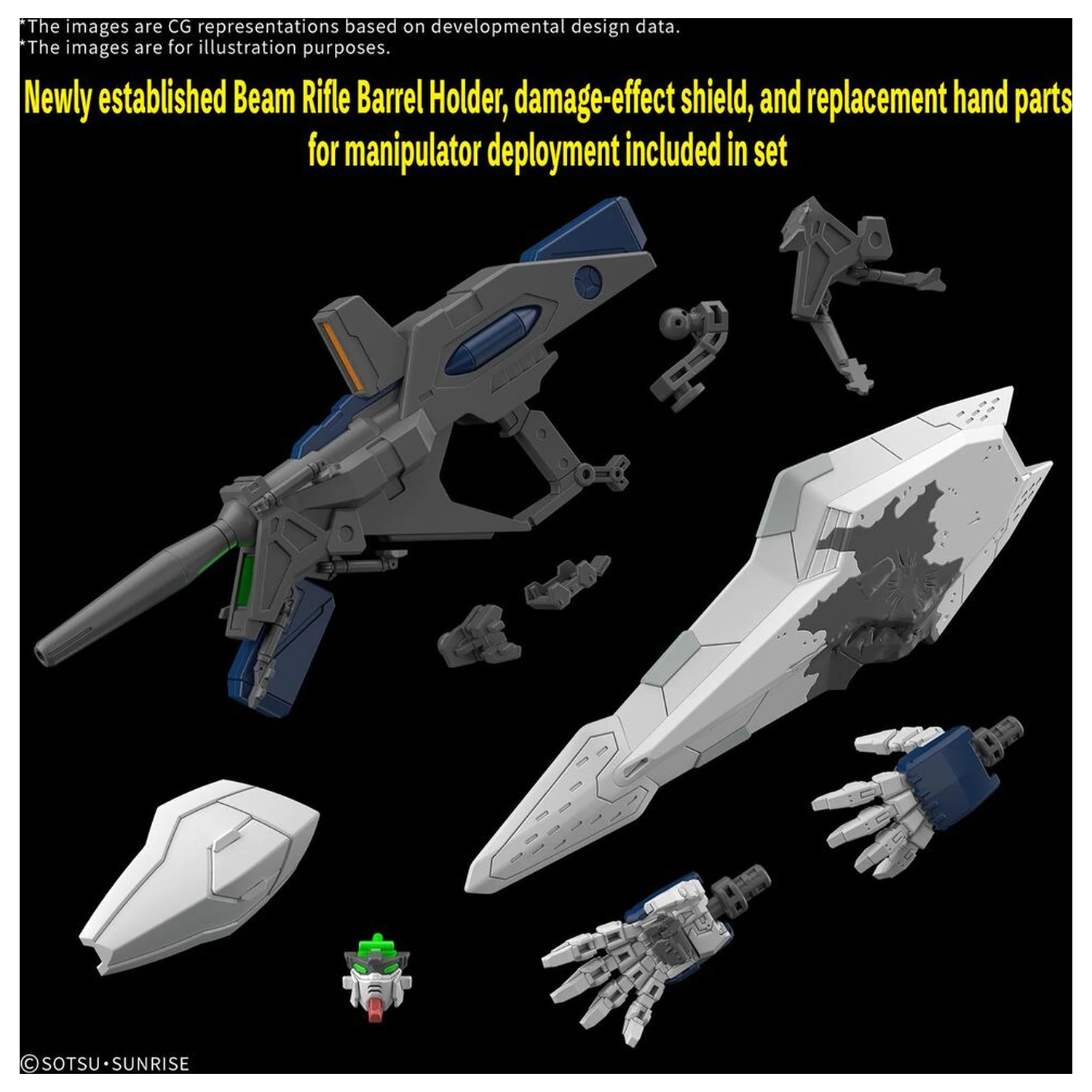 Gundam MSG: Hathaway: The Sorcery of Nymph Circe HG 1/144 XI Gundam Hathaway Nymph model kit poza produsului