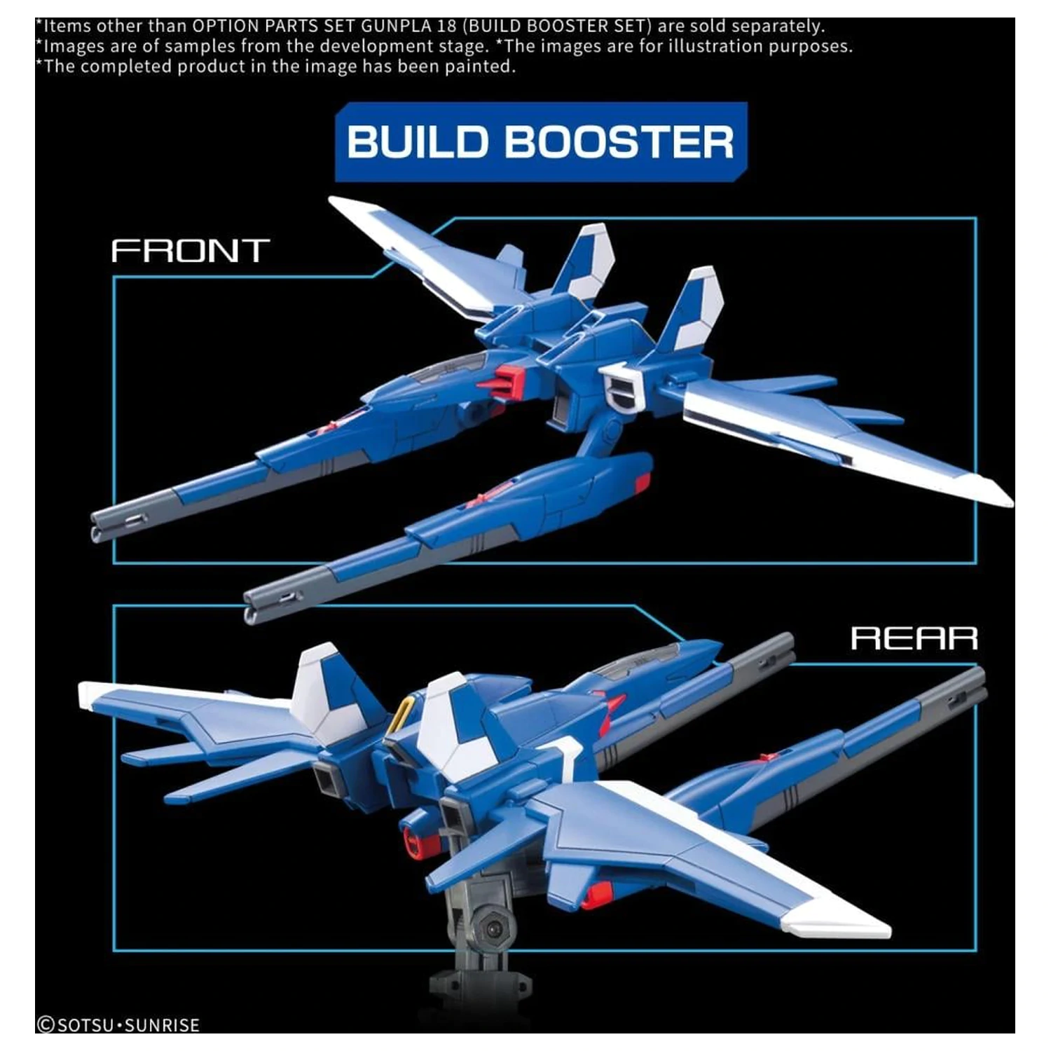 GUNDAM Option Parts Set Gunpla 18 (Build Booster Set) Set model poza produsului