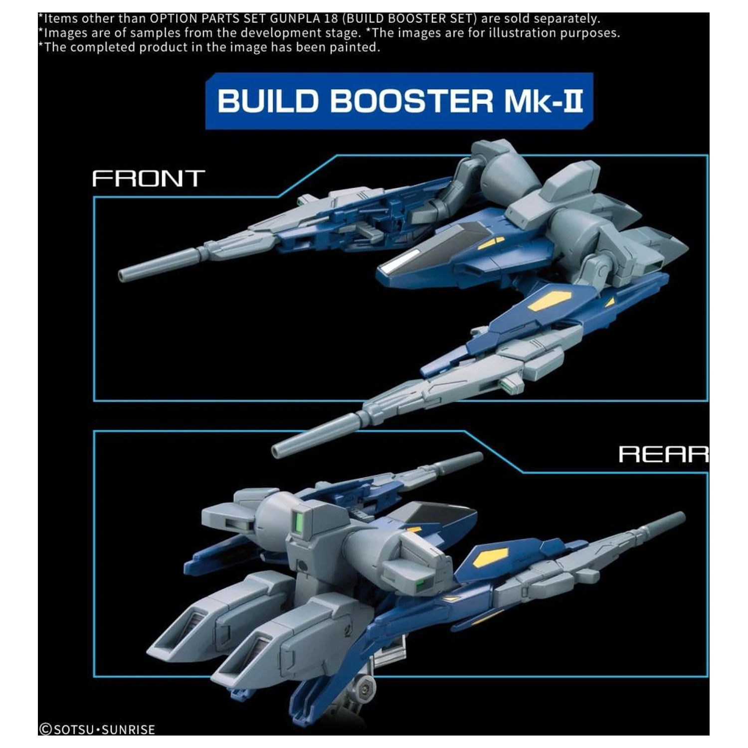 GUNDAM Option Parts Set Gunpla 18 (Build Booster Set) Set model poza produsului