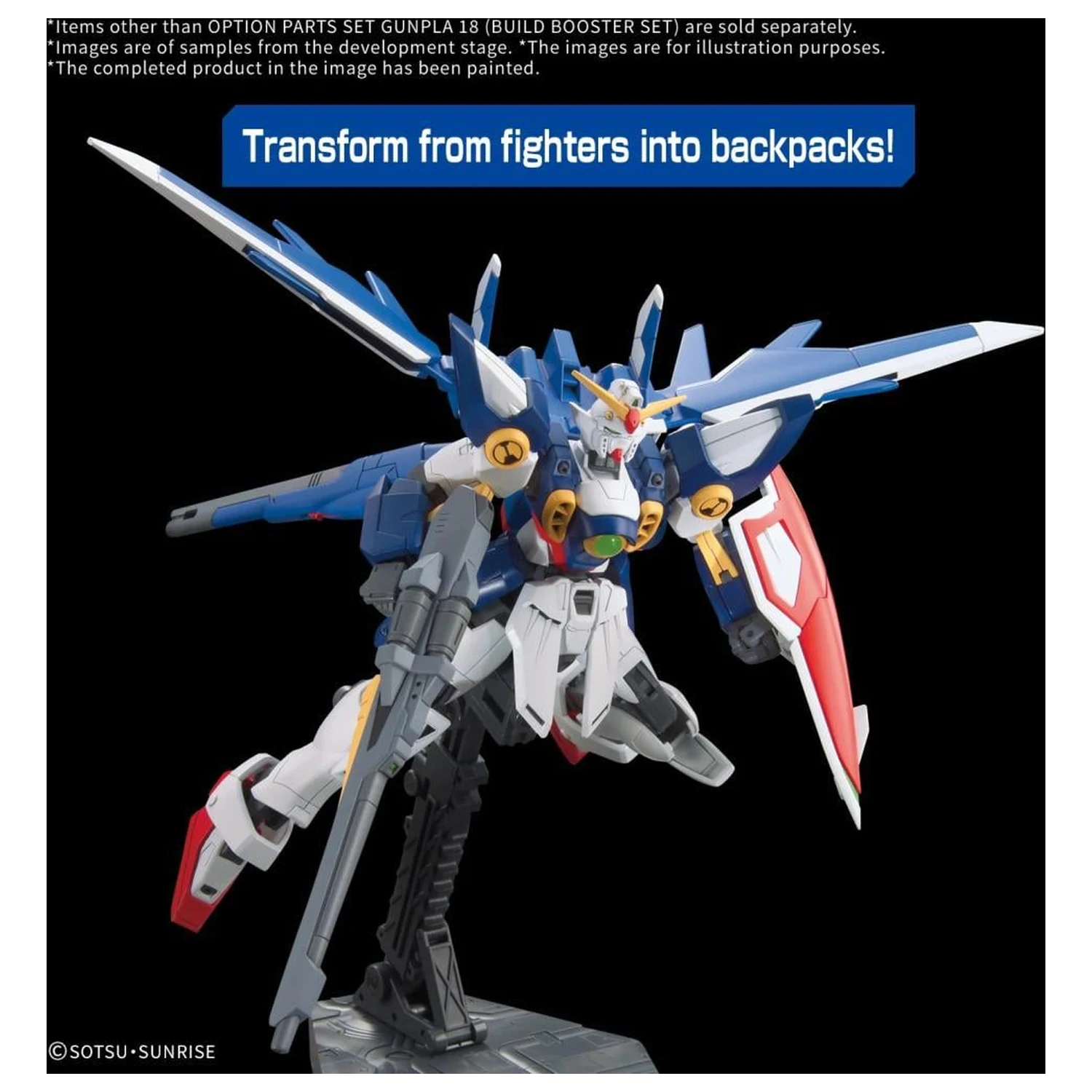 GUNDAM Option Parts Set Gunpla 18 (Build Booster Set) Set model poza produsului
