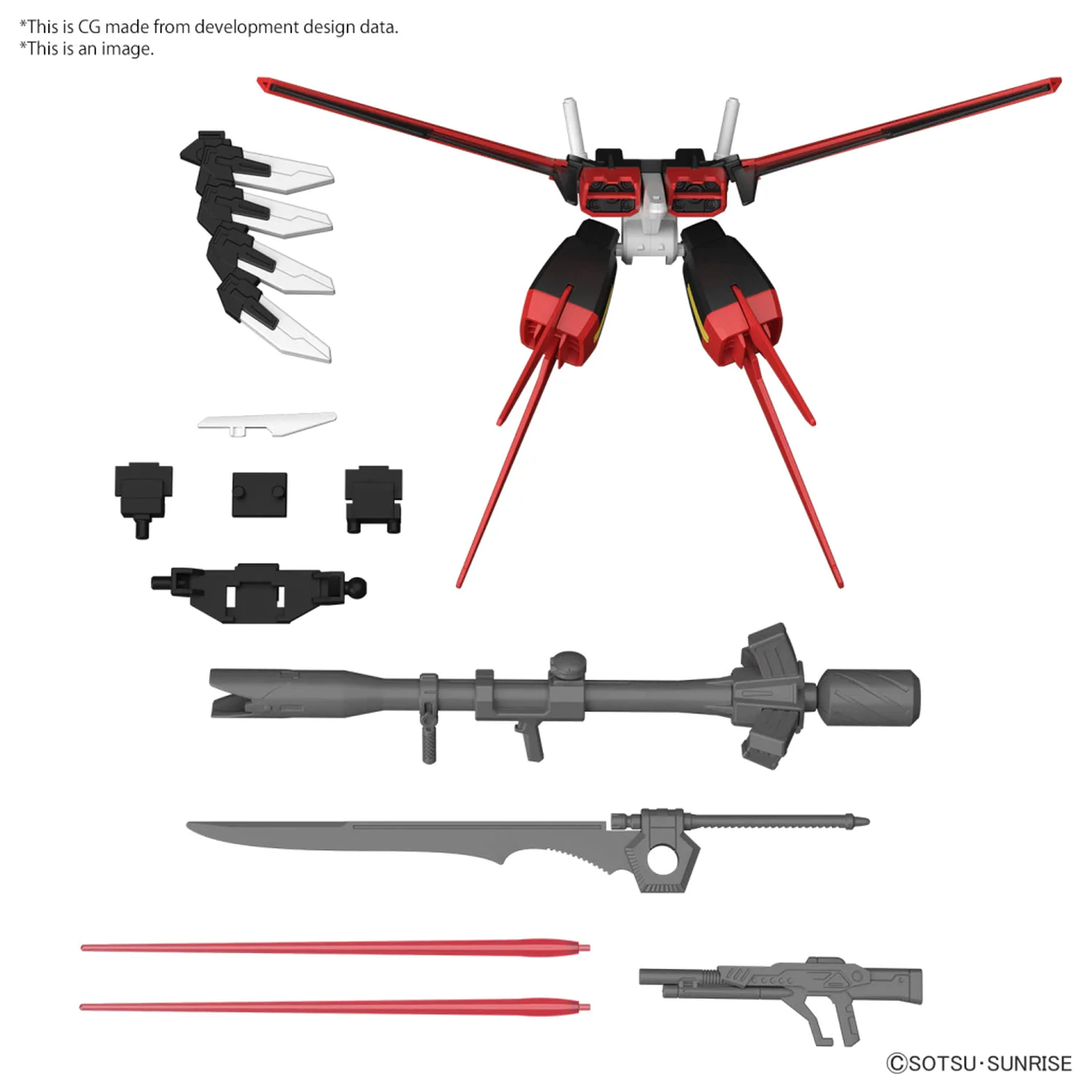 GUNDAM Set Piese Optionale Gunpla 01 (Aile Striker) Kit Model poza produsului
