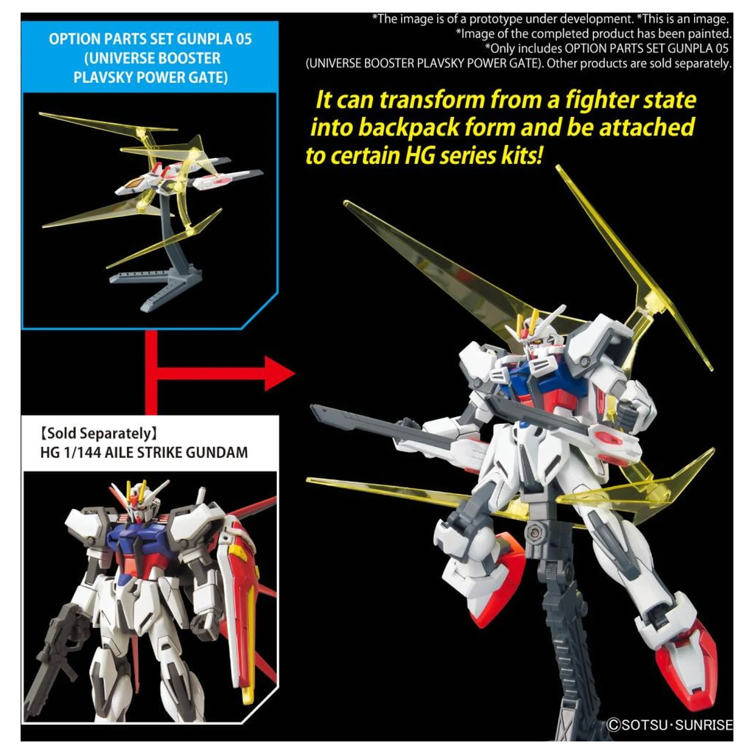 Gundam Set de piese optionale Gunpla 05 (Universe Booster) Kit de model poza produsului
