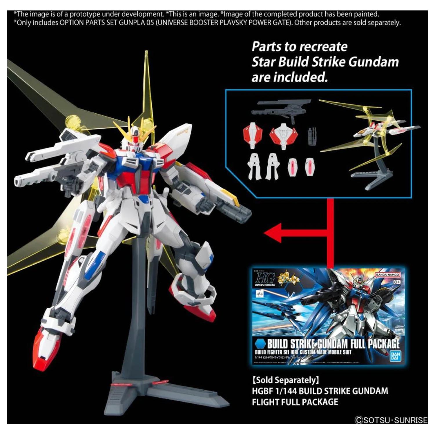 Gundam Set de piese optionale Gunpla 05 (Universe Booster) Kit de model poza produsului
