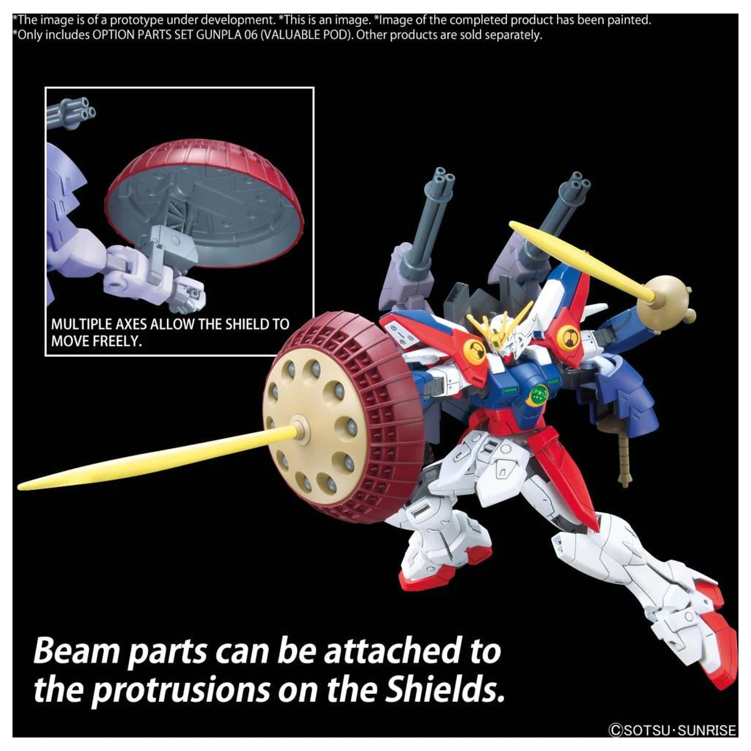 Gundam Option Parts Set Gunpla 06 (Valuable Pod) Kit model poza produsului