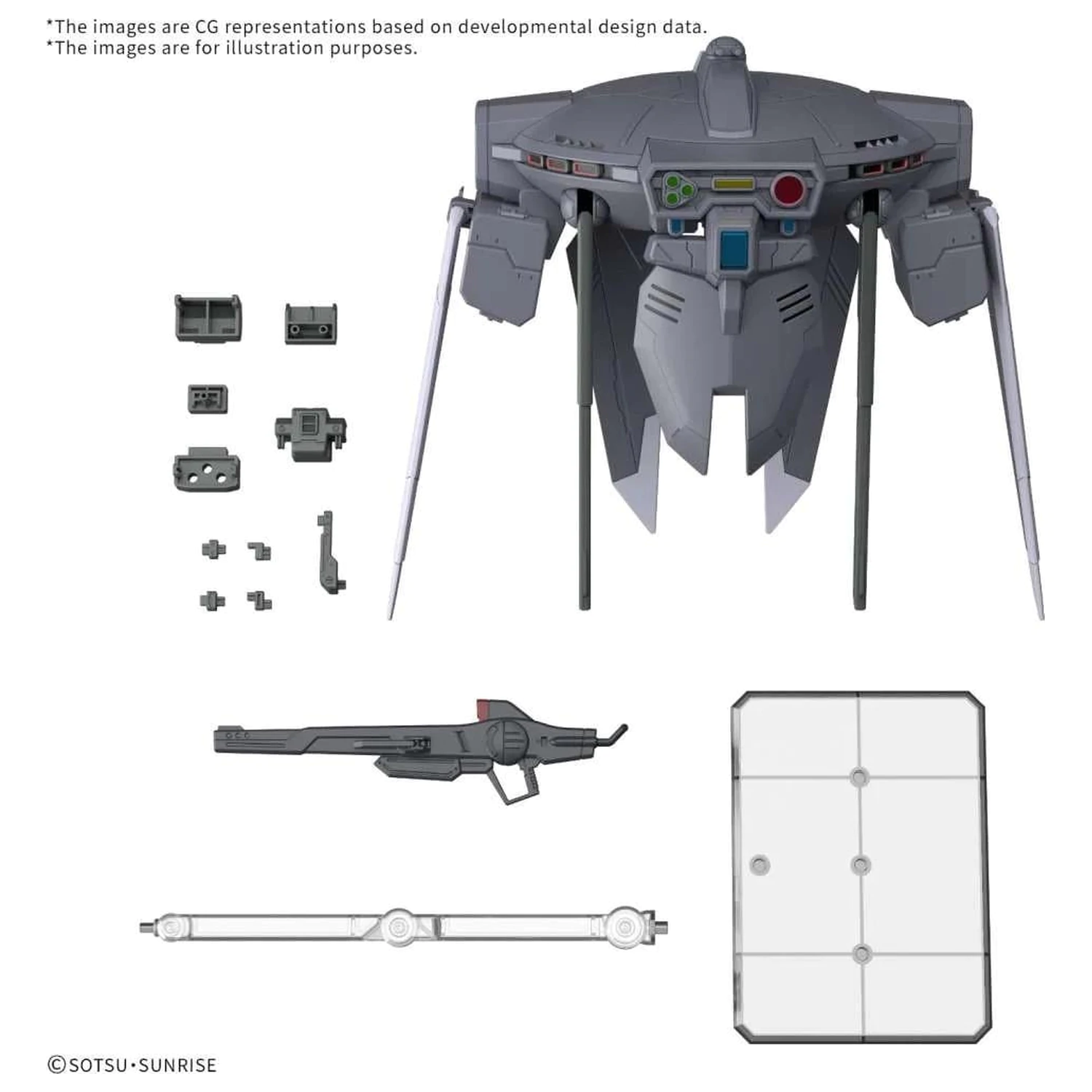 GUNDAM OPTION PARTS SET GUNPLA 15 (Cavalier AiFRiD) Kit de model poza produsului