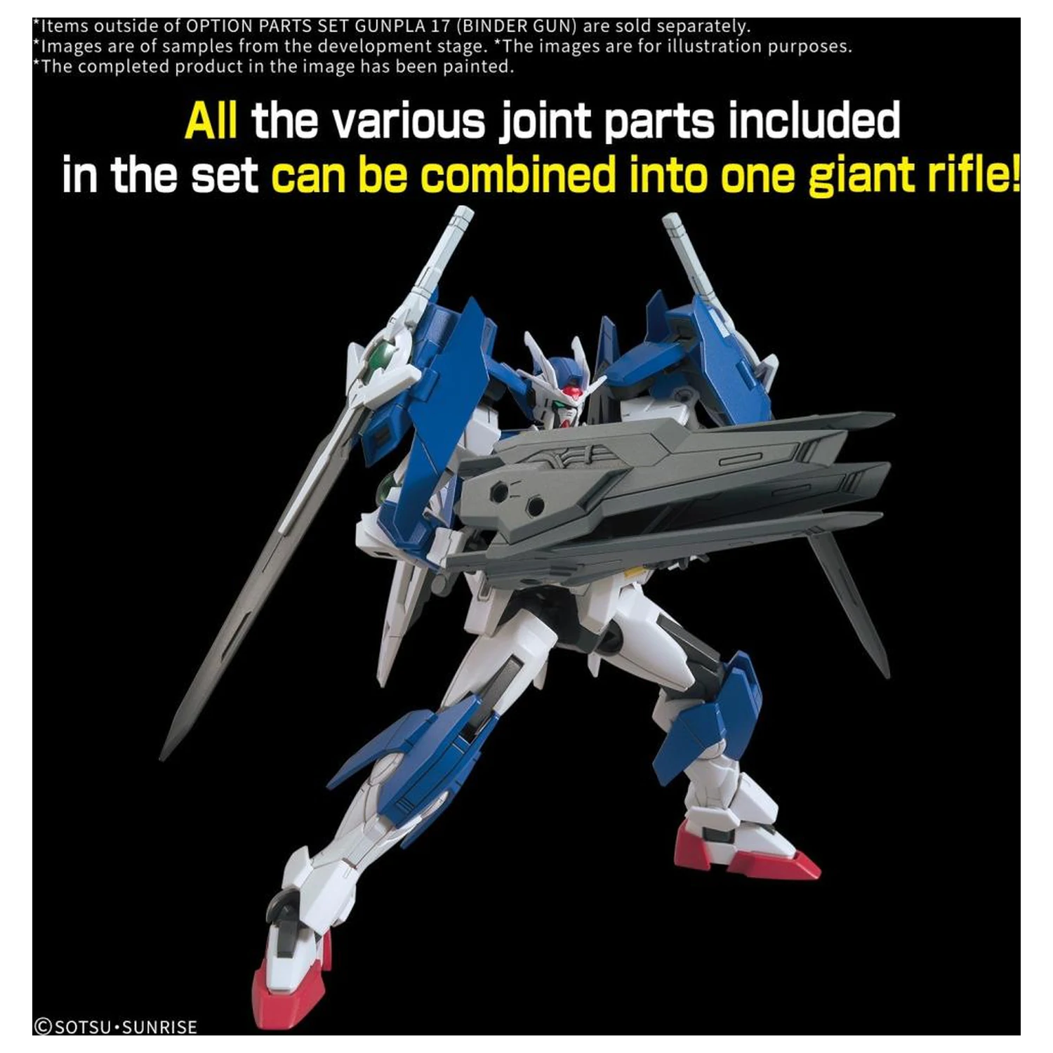 Gundam Option Parts Set Gunpla 17 (Binder Gun) Kit model poza produsului