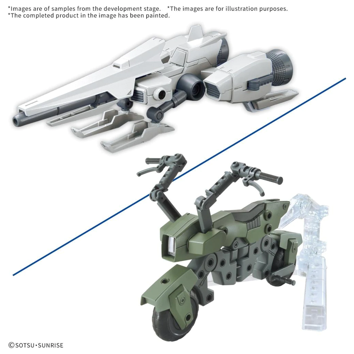 Gundam Option Parts Set Gunpla 20 (Ride-on Set) Kit de model poza produsului