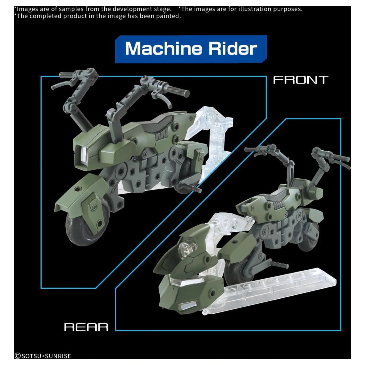 Gundam Option Parts Set Gunpla 20 (Ride-on Set) Kit de model poza produsului