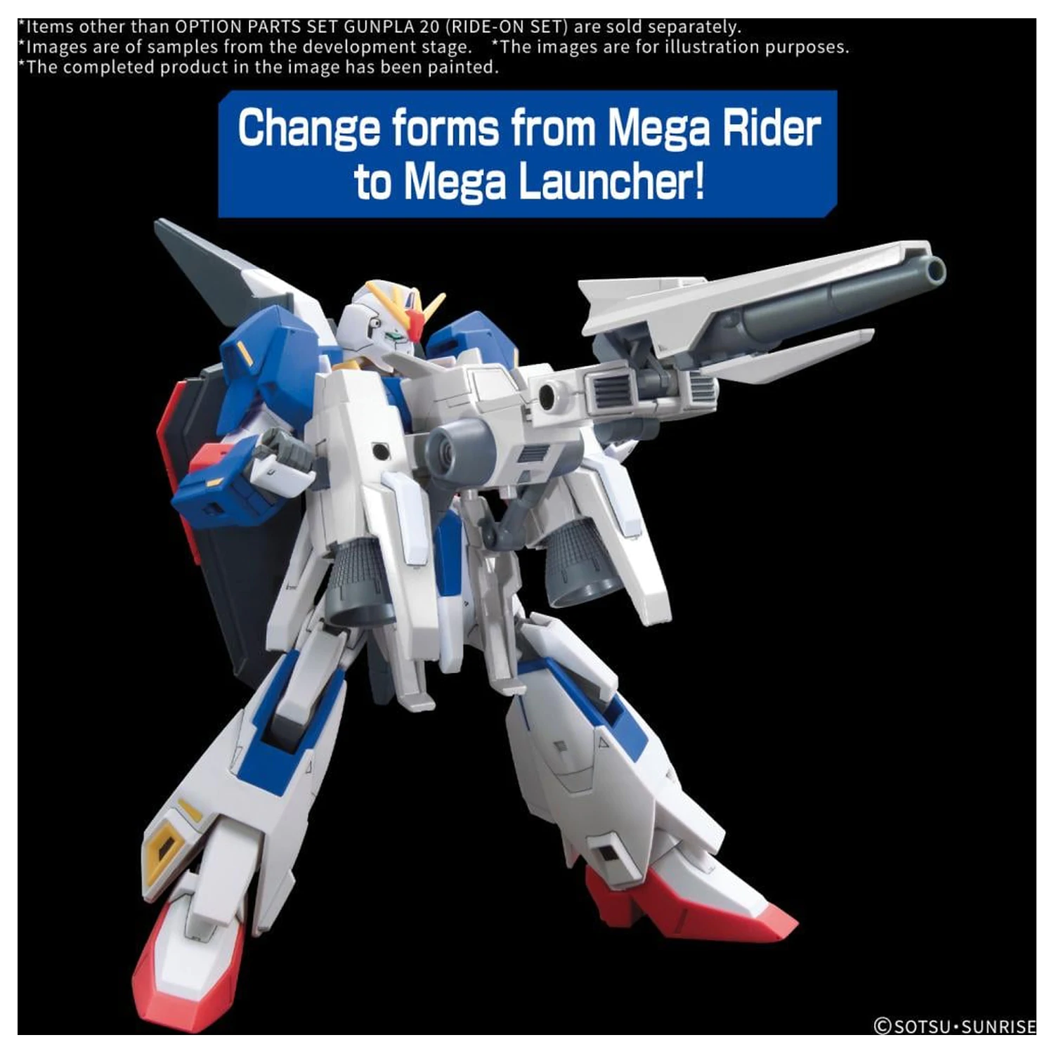 Gundam Option Parts Set Gunpla 20 (Ride-on Set) Kit de model poza produsului