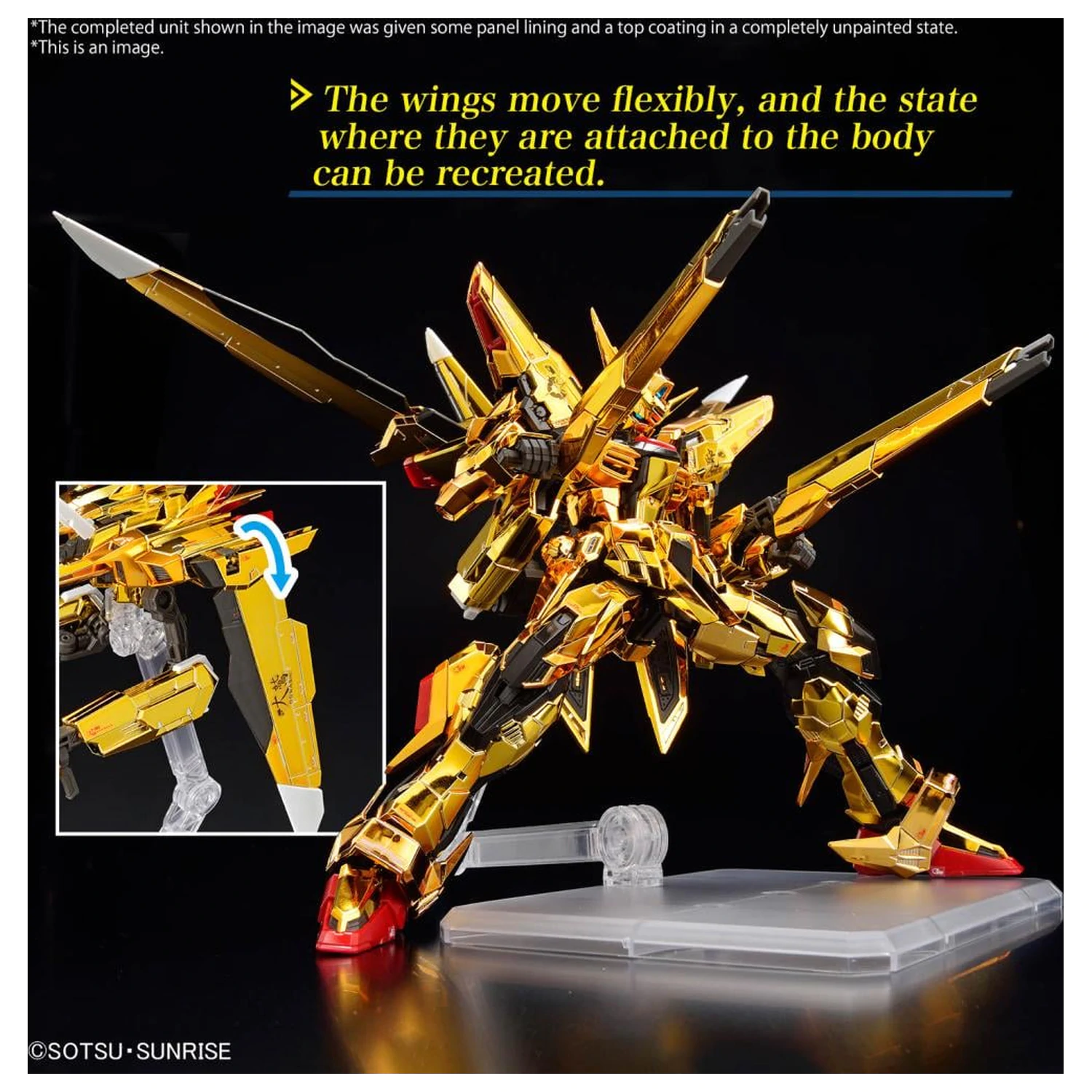 Gundam RG 1/144 Akatsuki Gundam Oowashi Unit Kit Model poza produsului