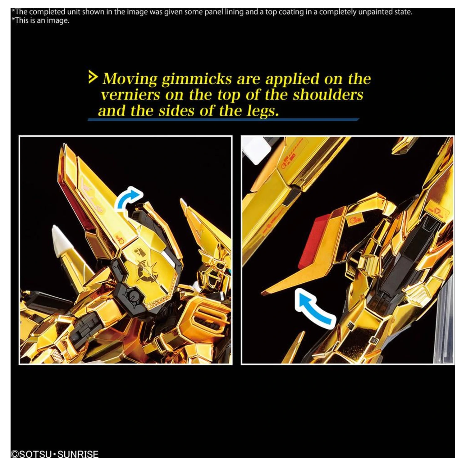Gundam RG 1/144 Akatsuki Gundam Oowashi Unit Kit Model poza produsului