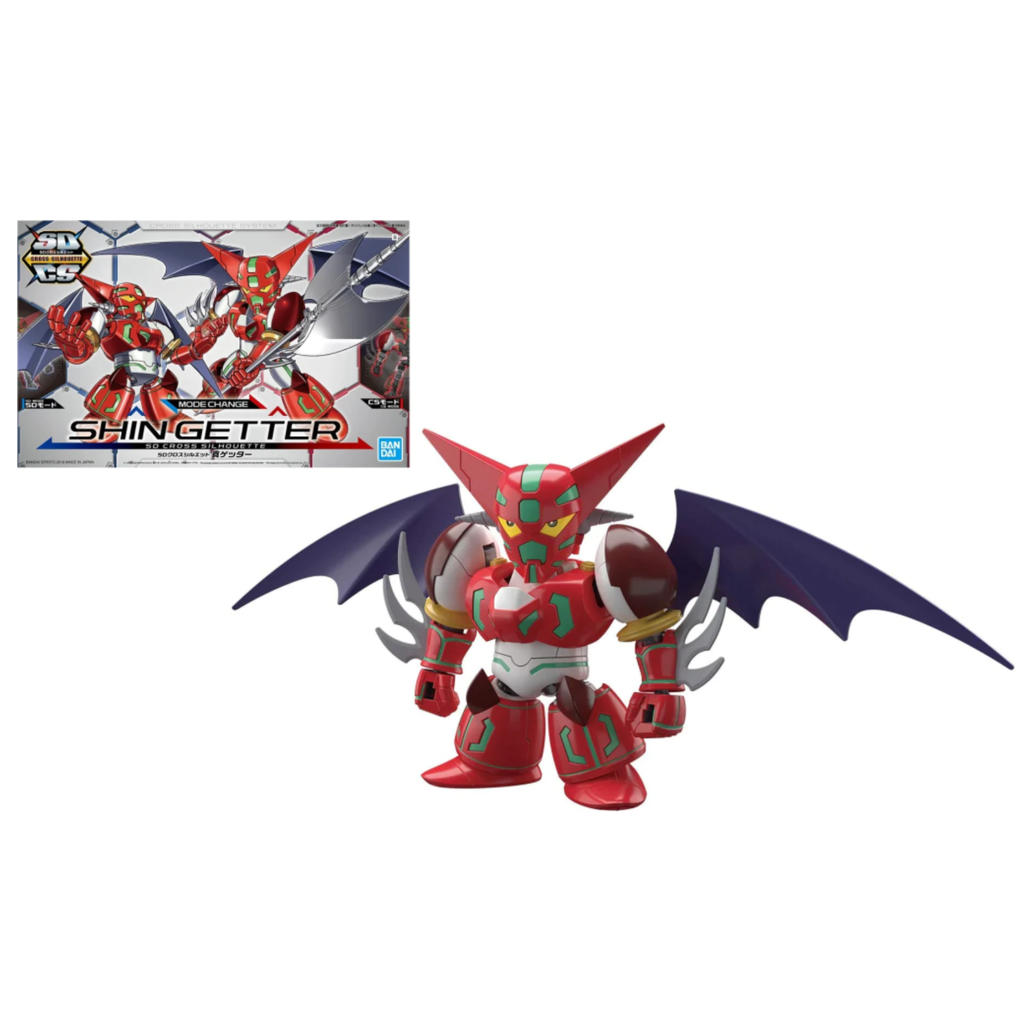 GUNDAM SD Cross Silhouette Shin Getter Set de model poza produsului