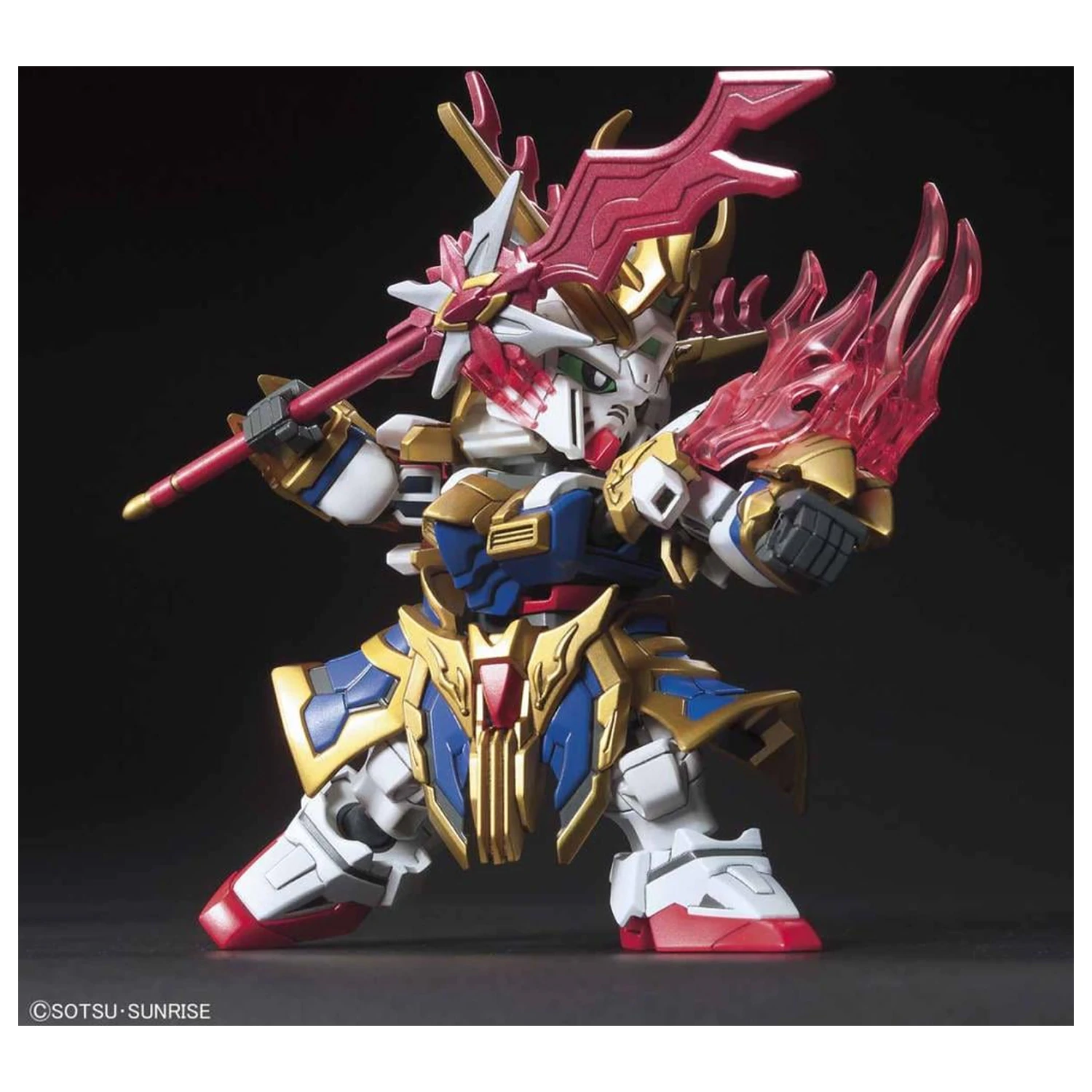 GUNDAM SD Sangoku Soketsuden Zhang Fei God Gundam kit de model poza produsului