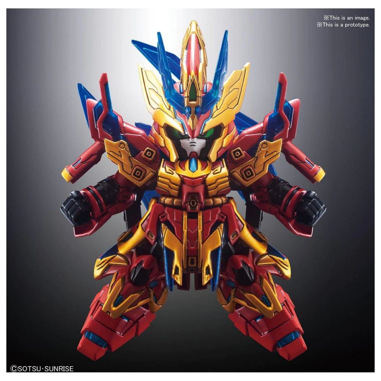 Gundam SD Sangoku Soketsuden Zhang Liao Sazabi Kit de model poza produsului