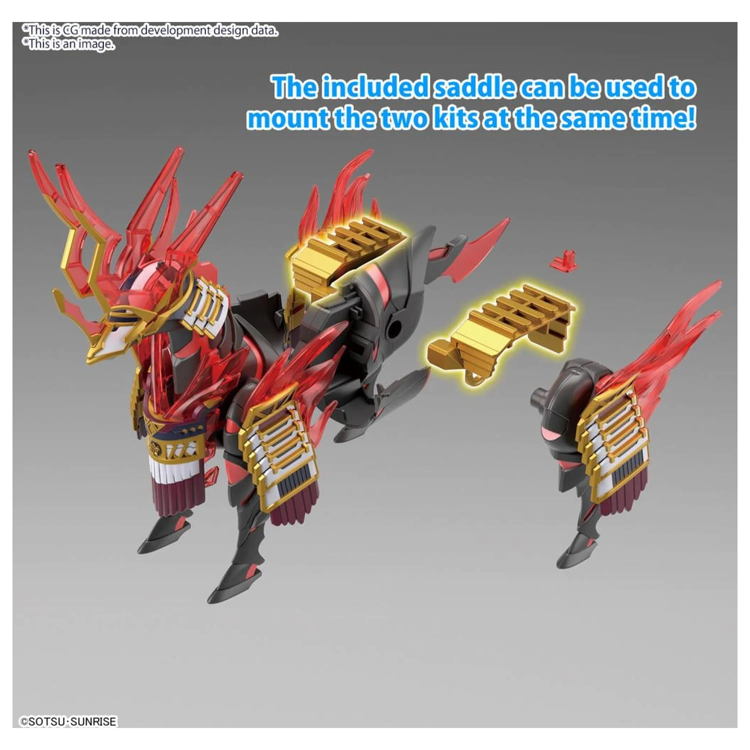 GUNDAM SDW Heroes Nobunaga's War Horse set model poza produsului