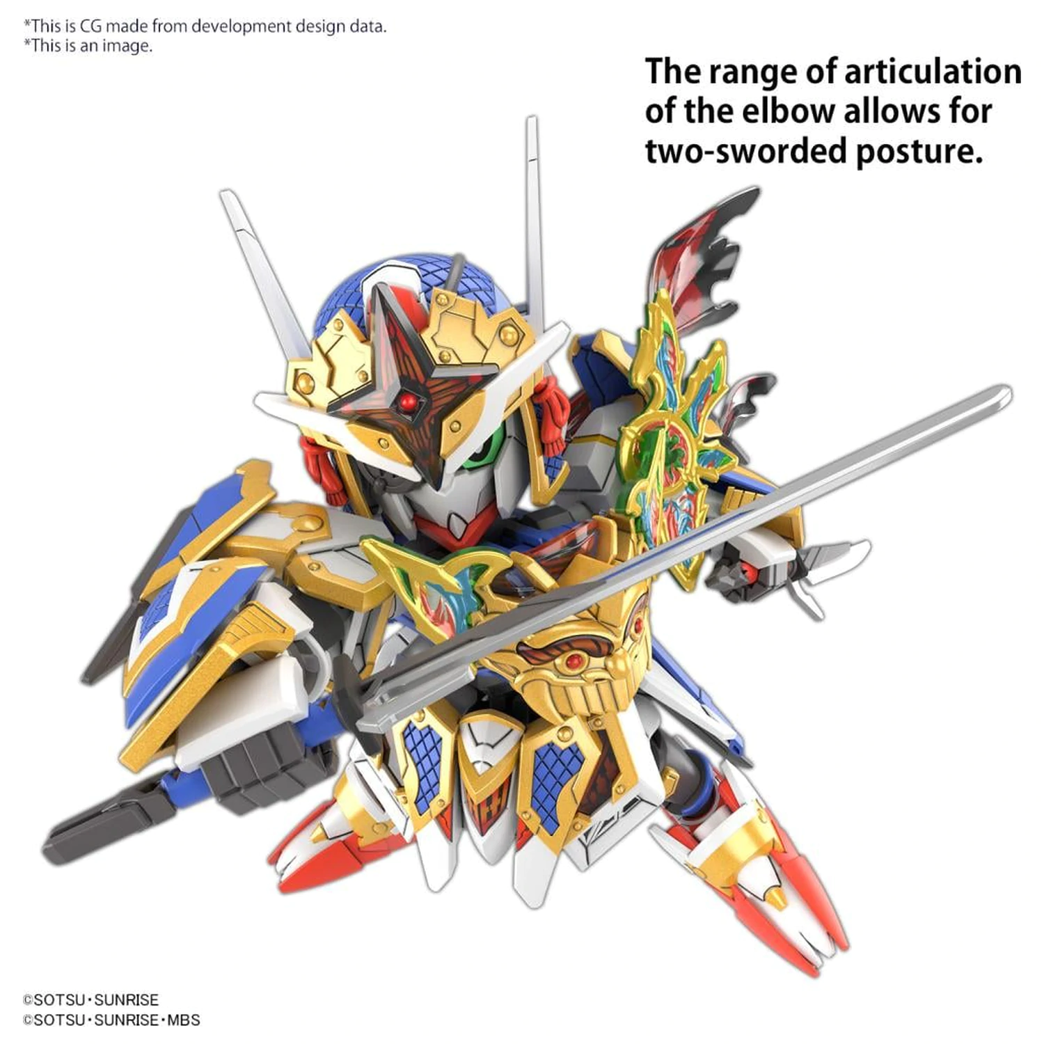 GUNDAM SDW Heroes Onmitsu Gundam Aerial Set de model poza produsului