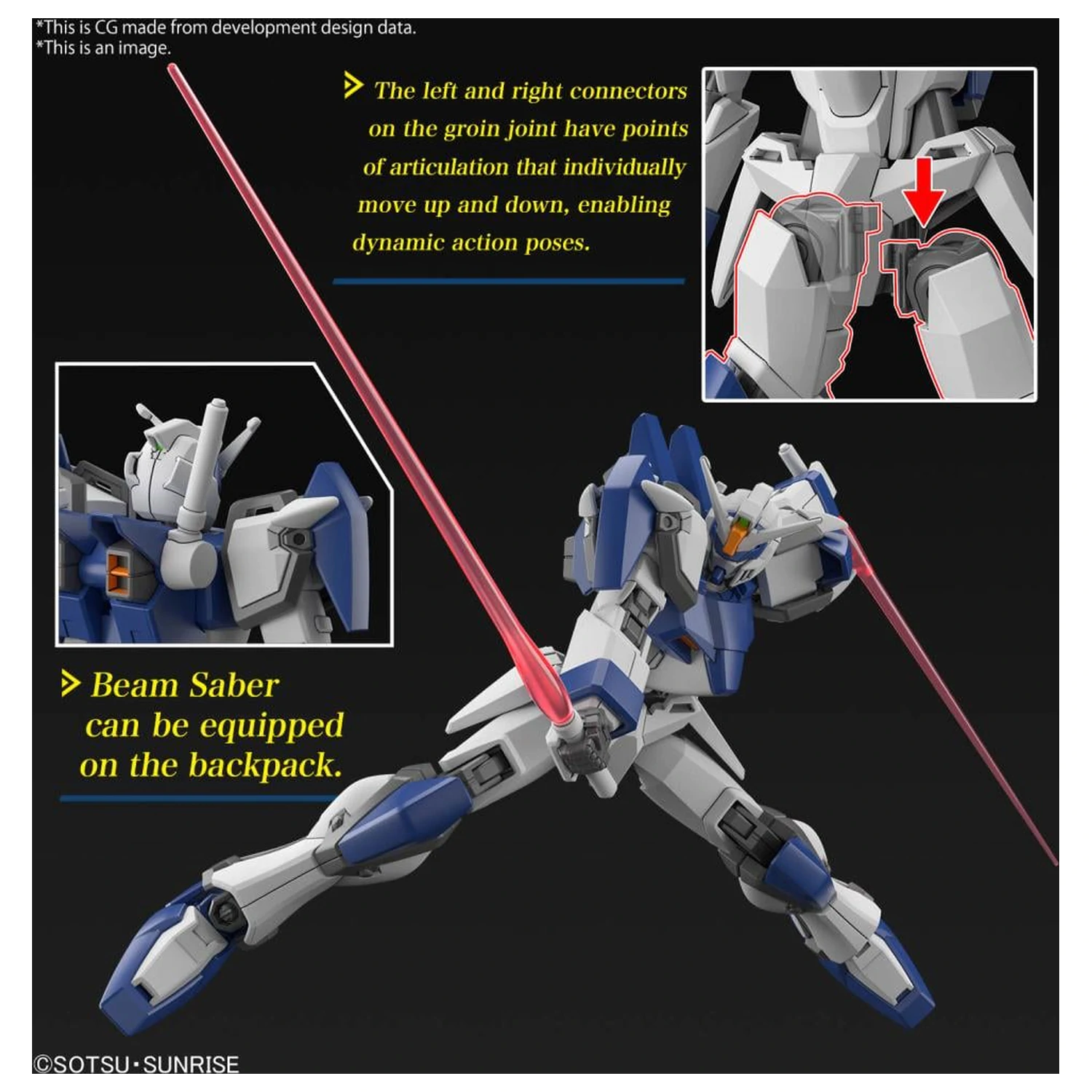 Gundam Seed Freedom HG 1/144 Duel Blitz Gundam Set de model poza produsului