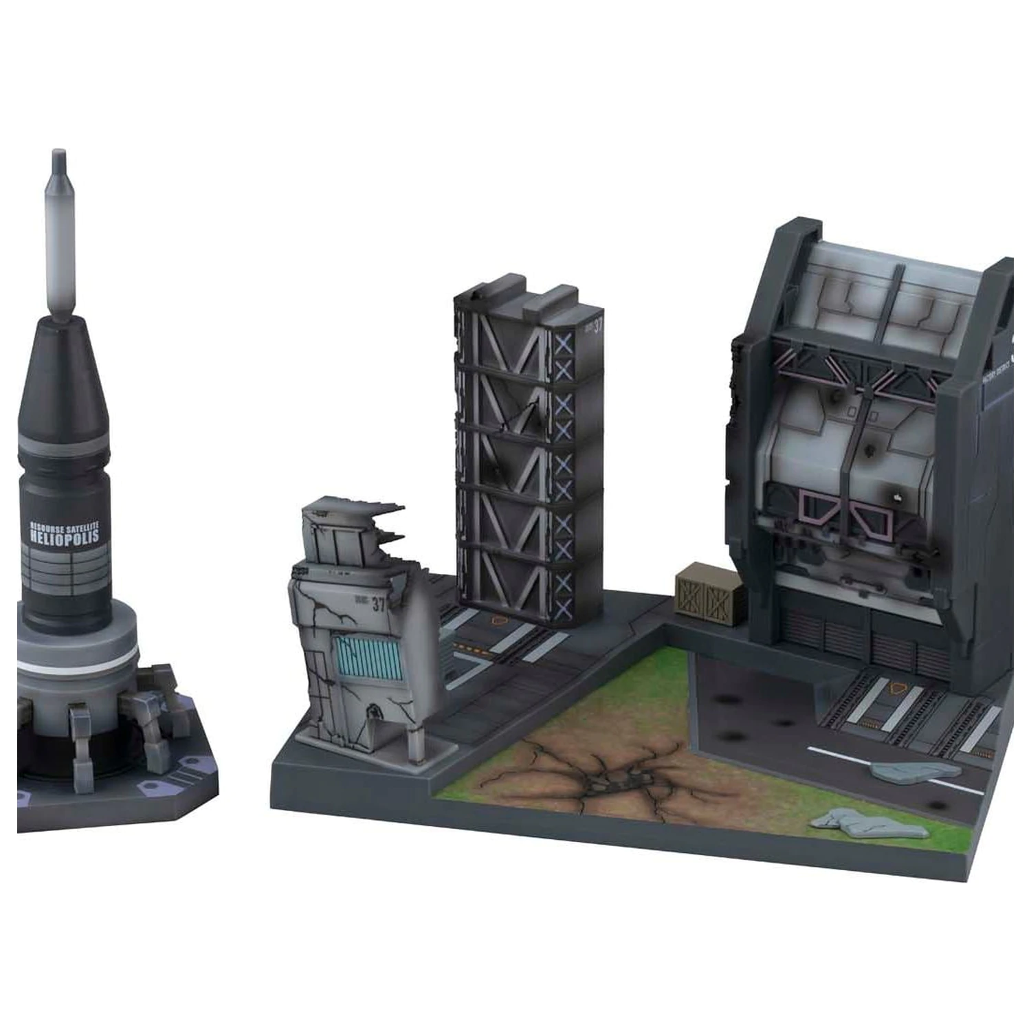 GUNDAM SEED Heliopolis Battle Stage Realistic Model Series 20-25 cm poza produsului