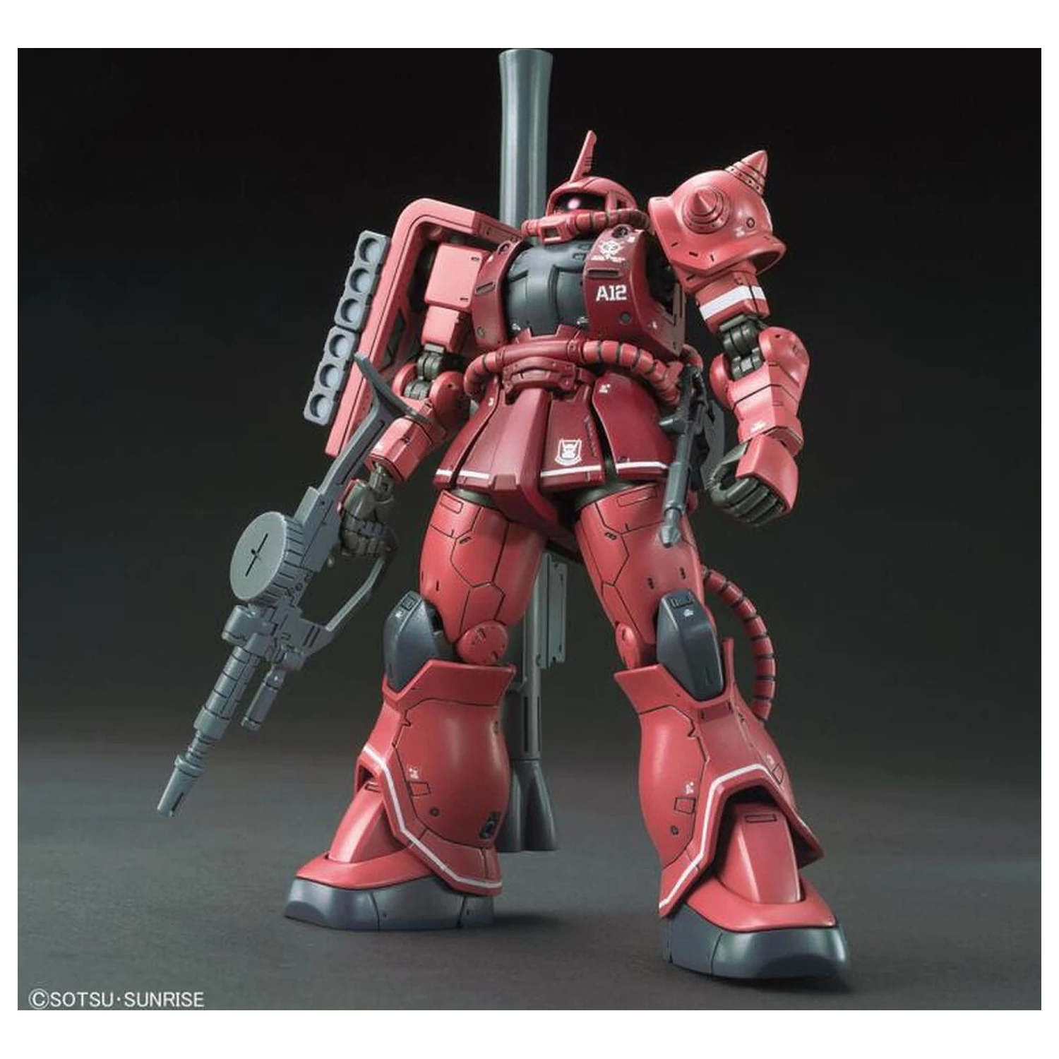 Gundam The Origin MS-06S Zaku II Char Aznable Red Comet Ver. Set de model Maqueta HG 1/144 poza produsului