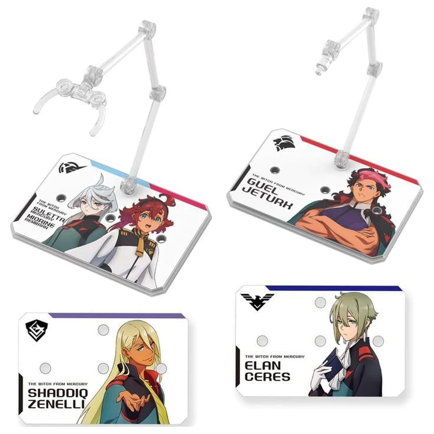 Gundam: The Witch from Mercury - Action Base 6 Set stickere (Clear) Set accesorii model kit poza produsului