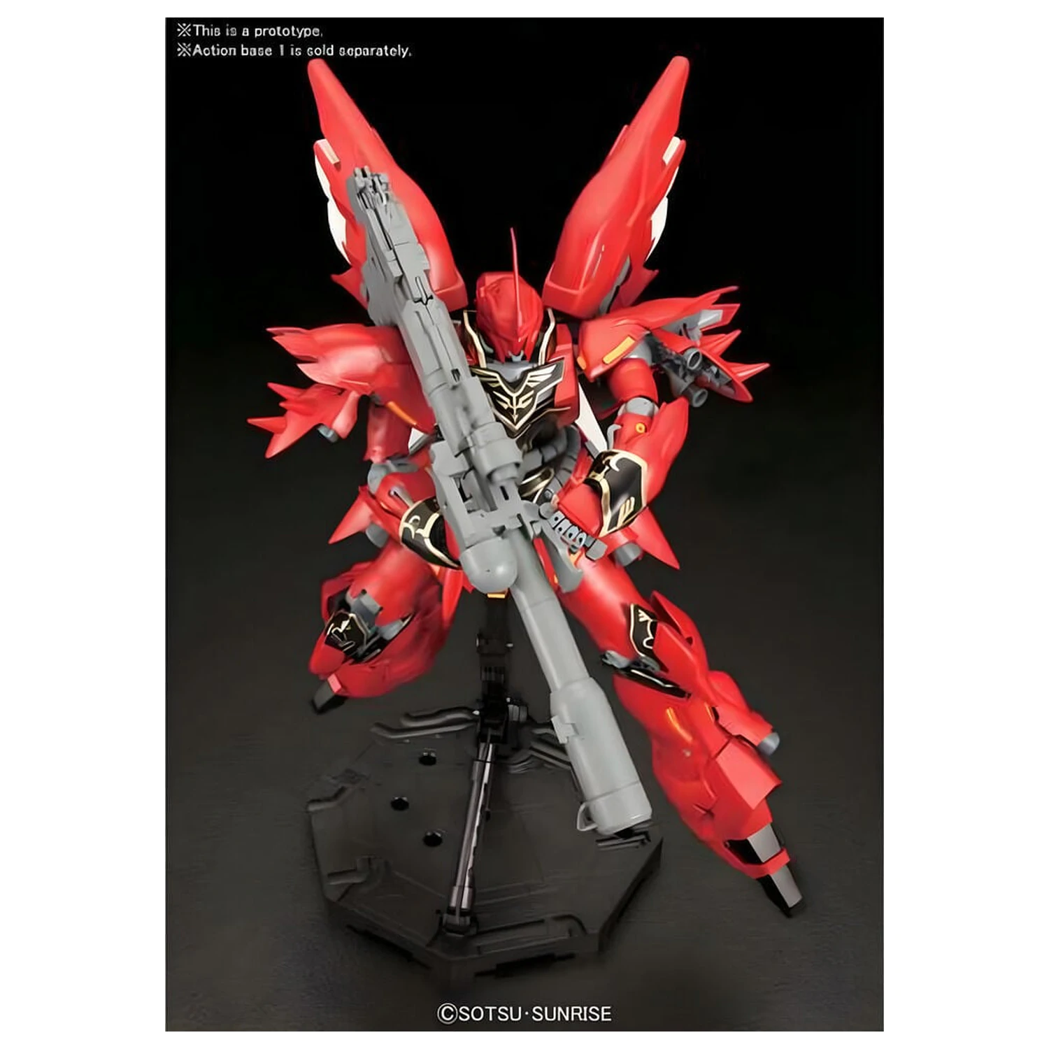 Gundam UC MSN-06S Sinanju Anime Color Ver. Kit Model Costum Mobil MG 1/100 poza produsului